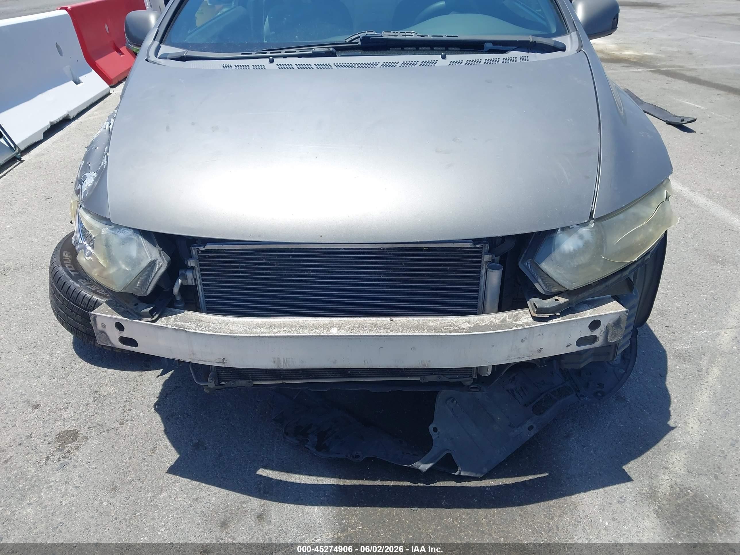 2010 Honda Civic Lx Gray vin: 2HGFG1B64AH508810