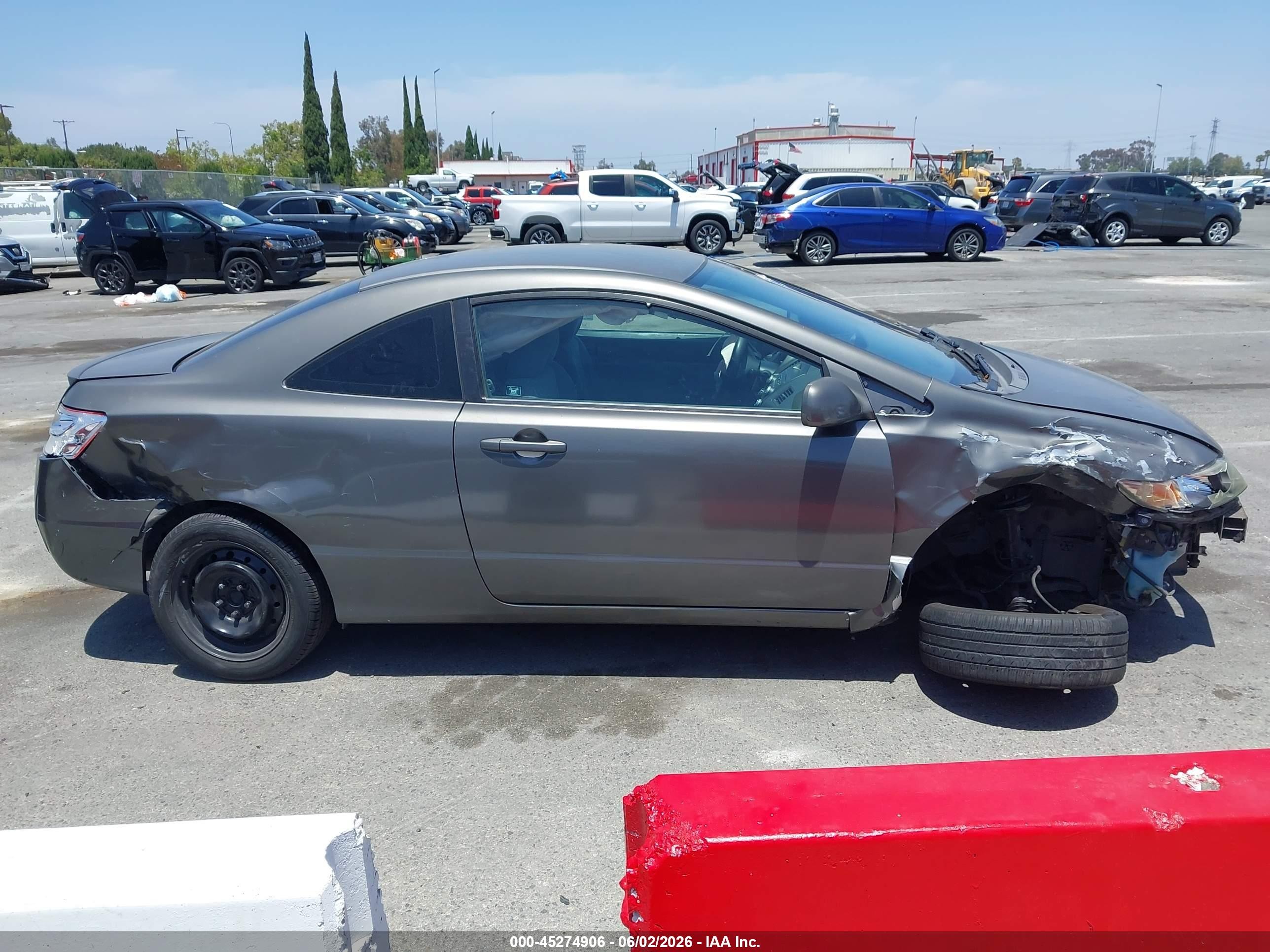 2010 Honda Civic Lx Gray vin: 2HGFG1B64AH508810