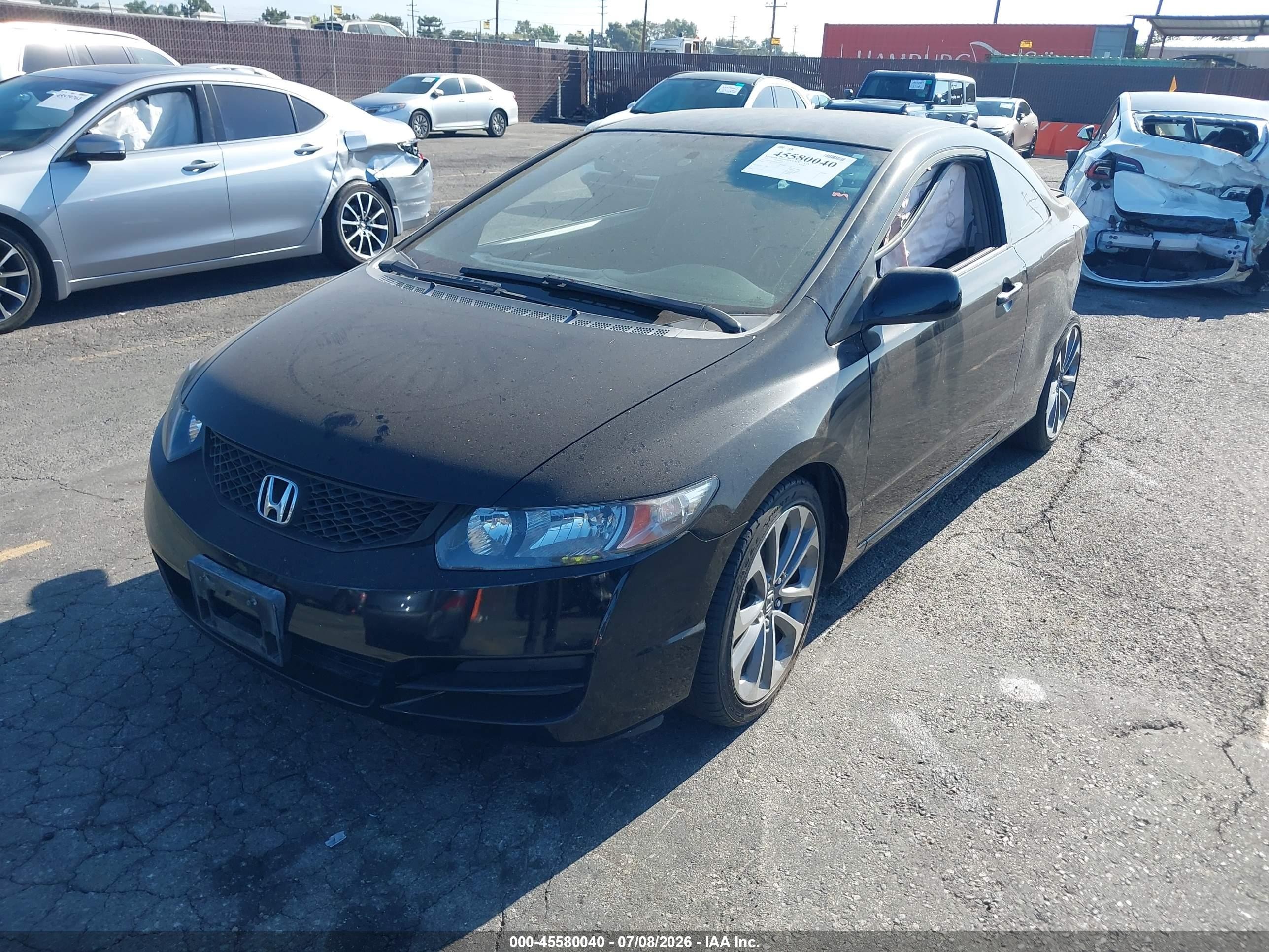 2010 Honda Civic Lx Black vin: 2HGFG1B64AH512632