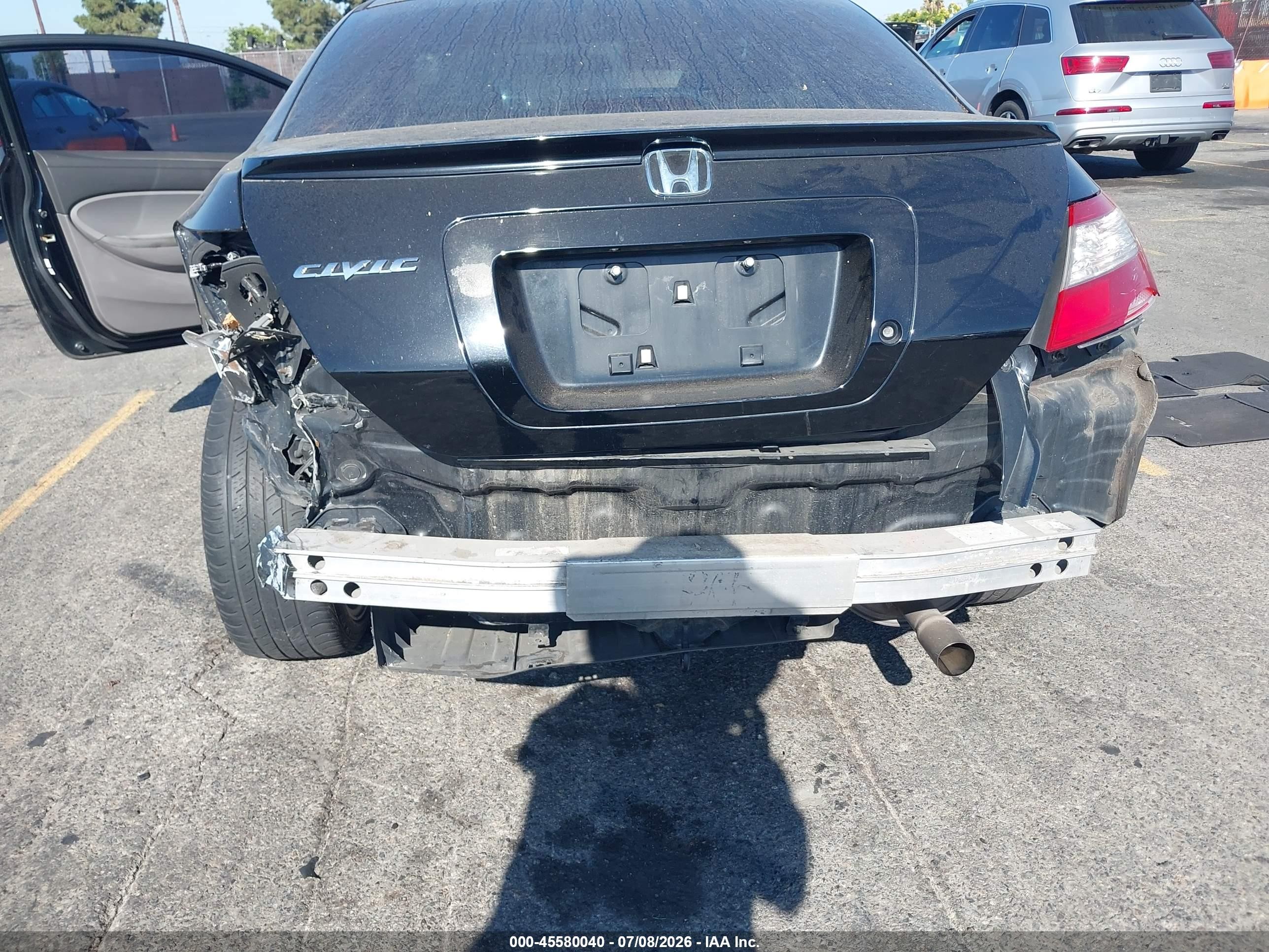 2010 Honda Civic Lx Black vin: 2HGFG1B64AH512632