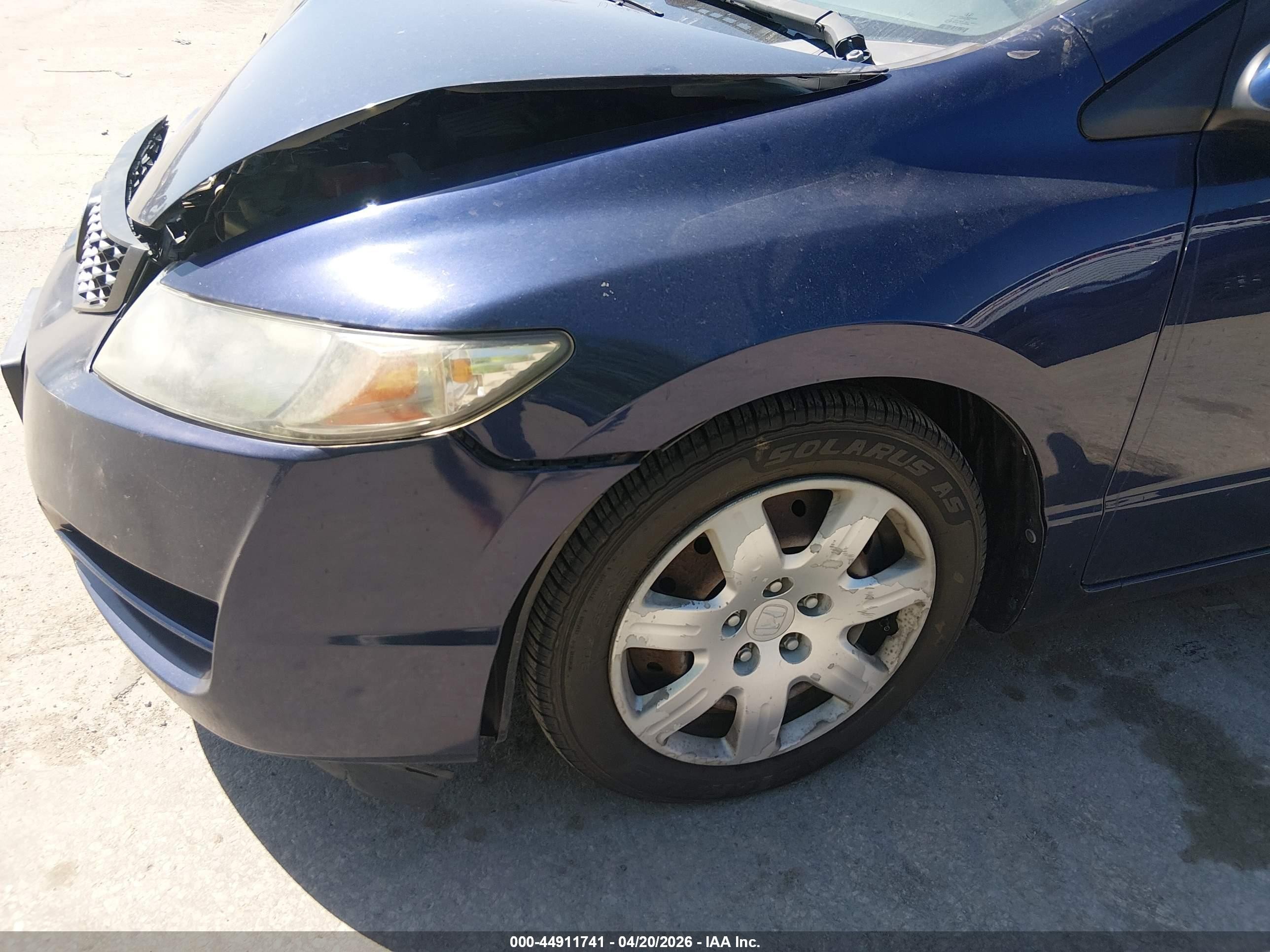 2010 Honda Civic Lx Navy vin: 2HGFG1B64AH531987