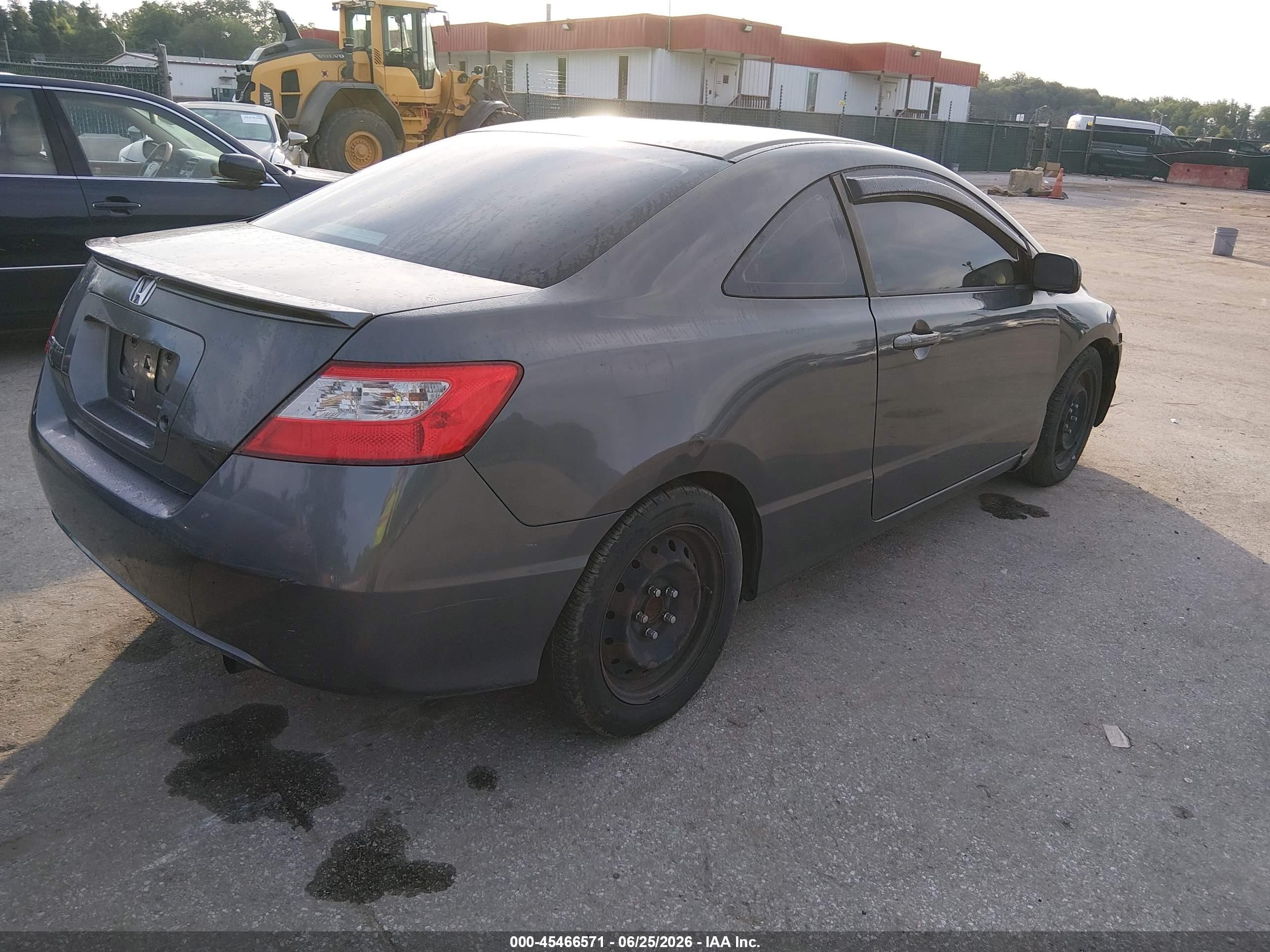 2010 Honda Civic Lx Gray vin: 2HGFG1B64AH537708