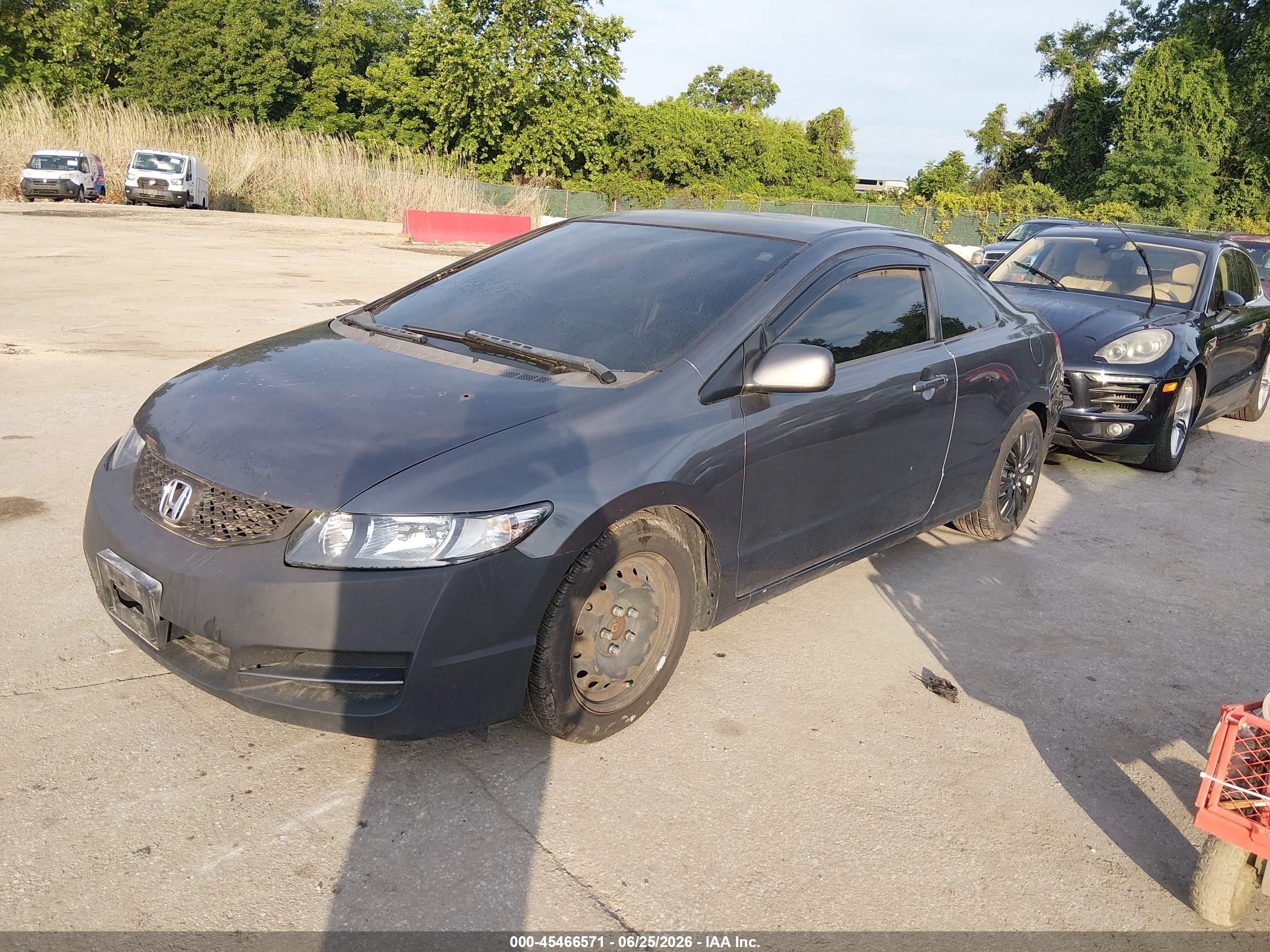 2010 Honda Civic Lx Gray vin: 2HGFG1B64AH537708