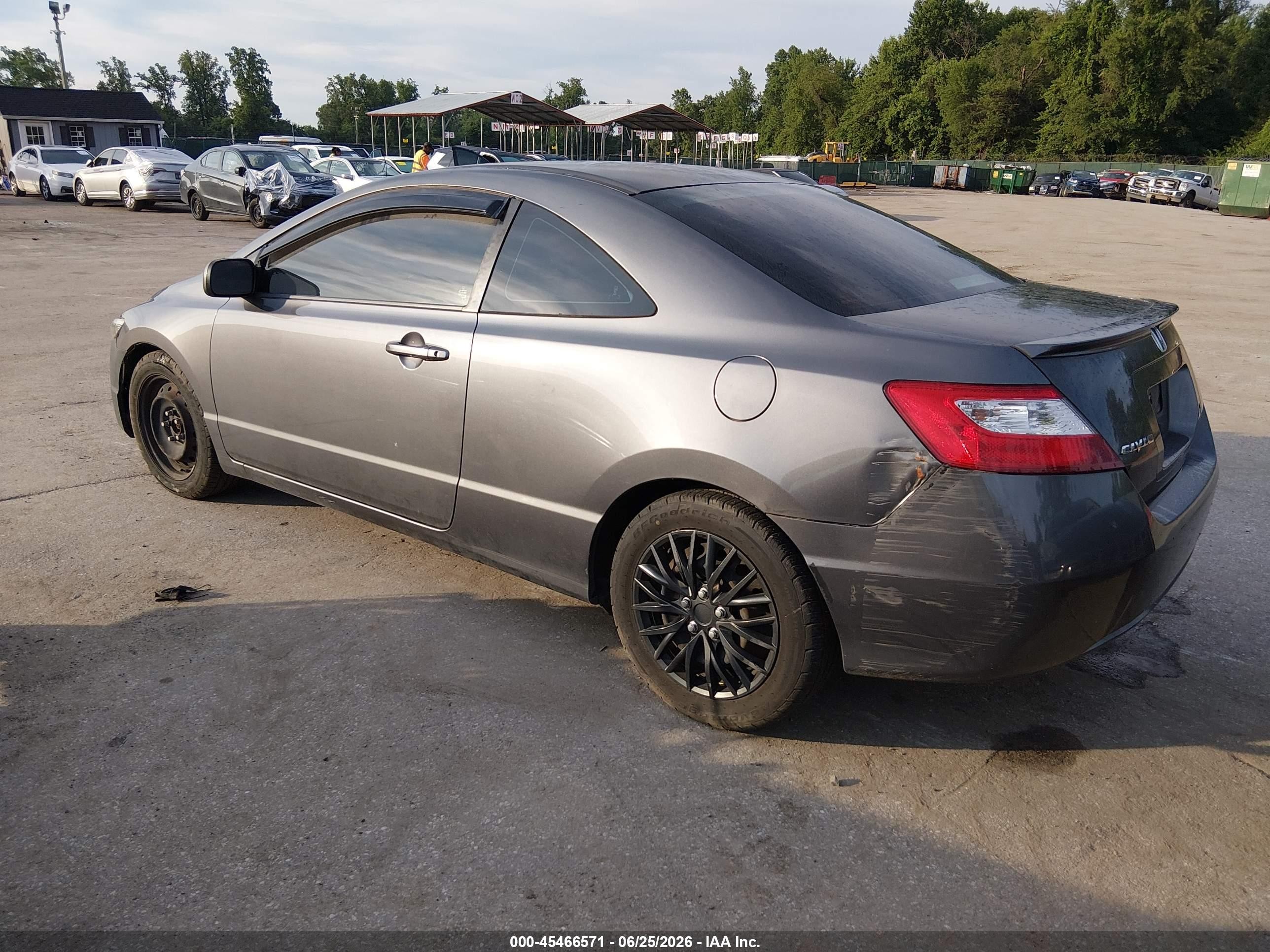 2010 Honda Civic Lx Gray vin: 2HGFG1B64AH537708