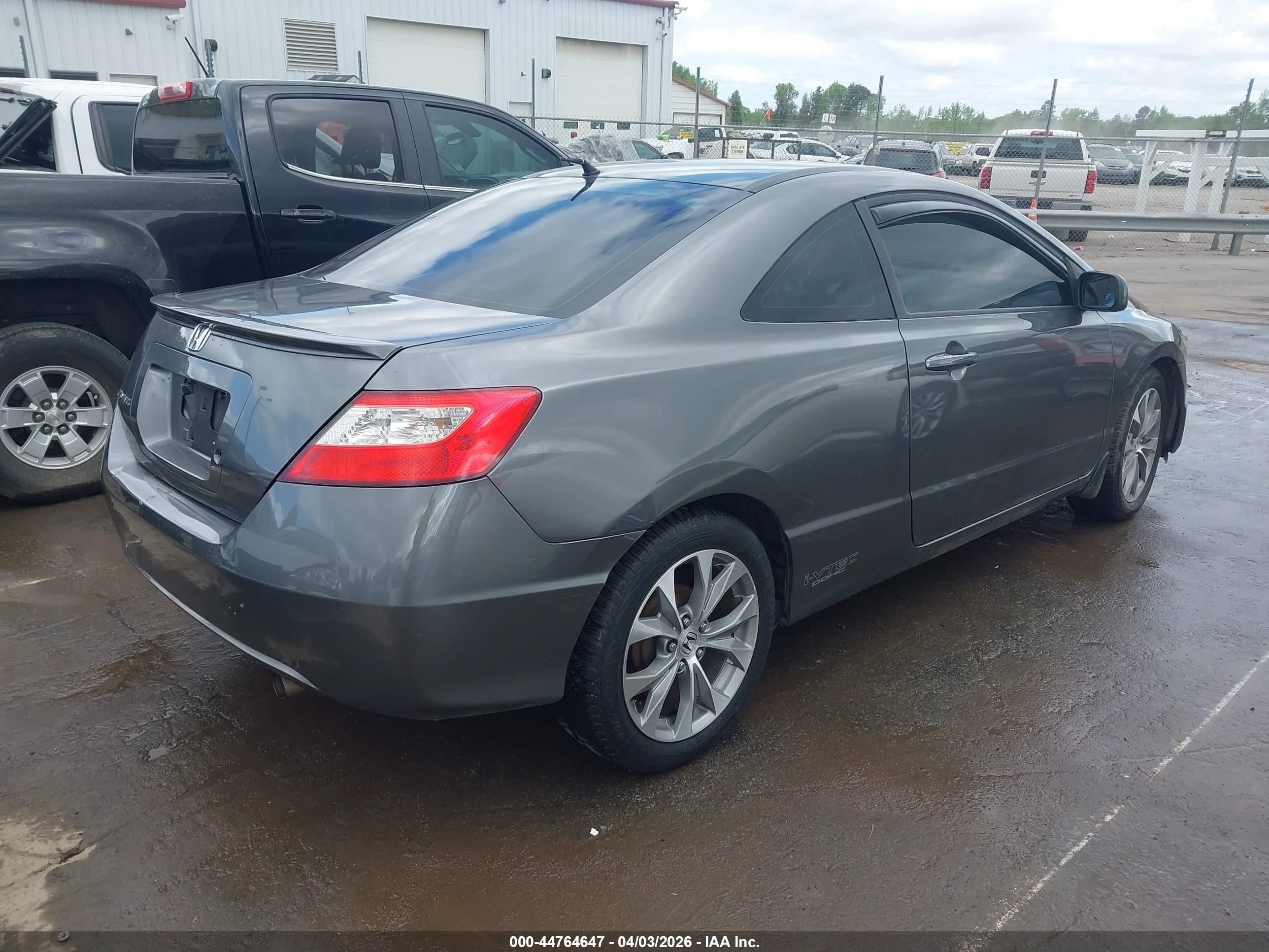 2011 Honda Civic Lx Gray vin: 2HGFG1B64BH504211