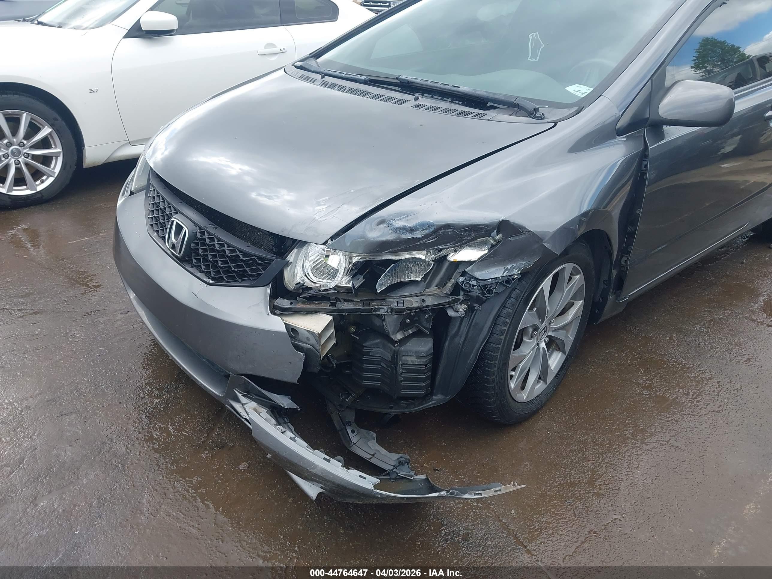 2011 Honda Civic Lx Gray vin: 2HGFG1B64BH504211