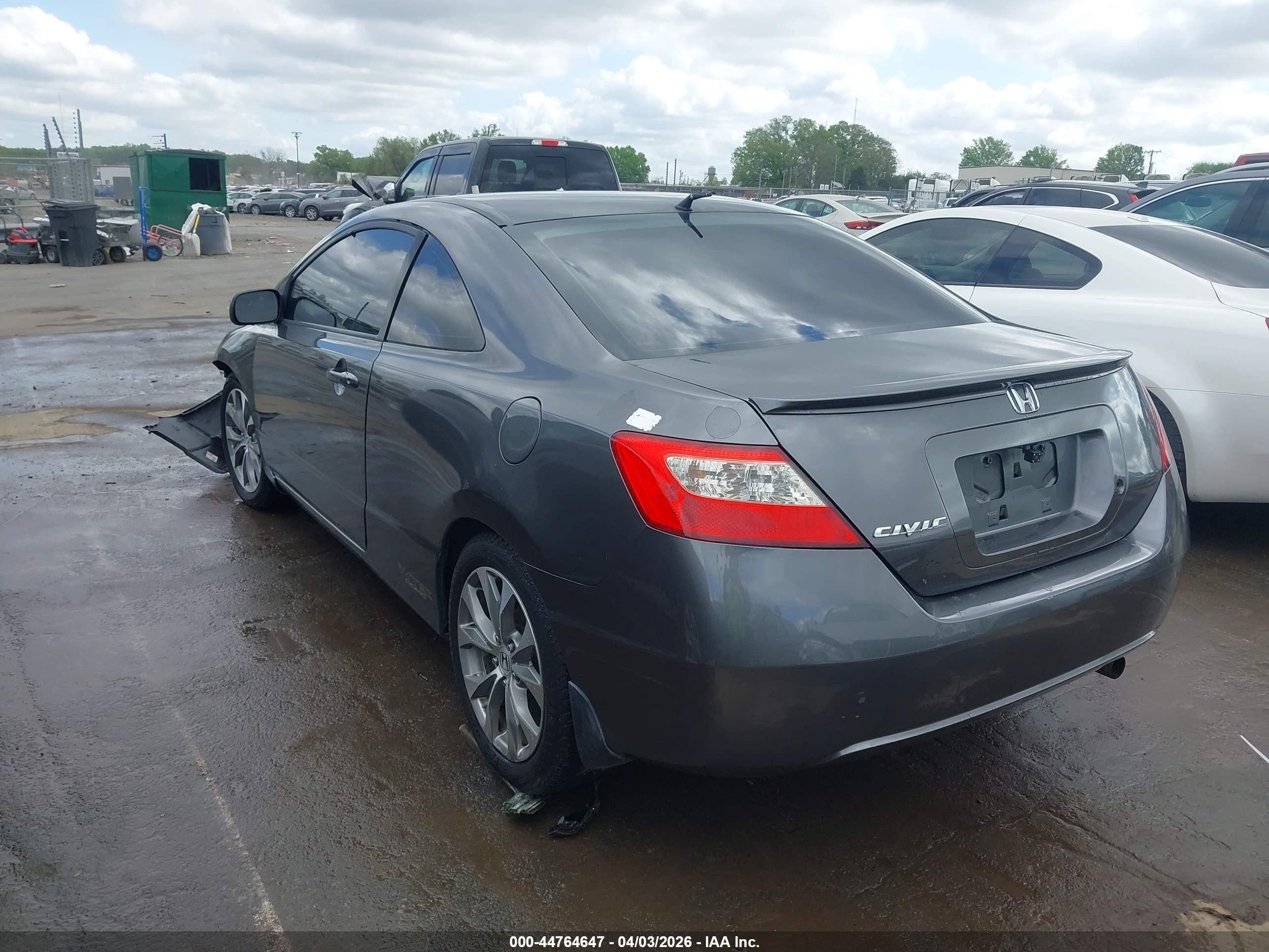 2011 Honda Civic Lx Gray vin: 2HGFG1B64BH504211