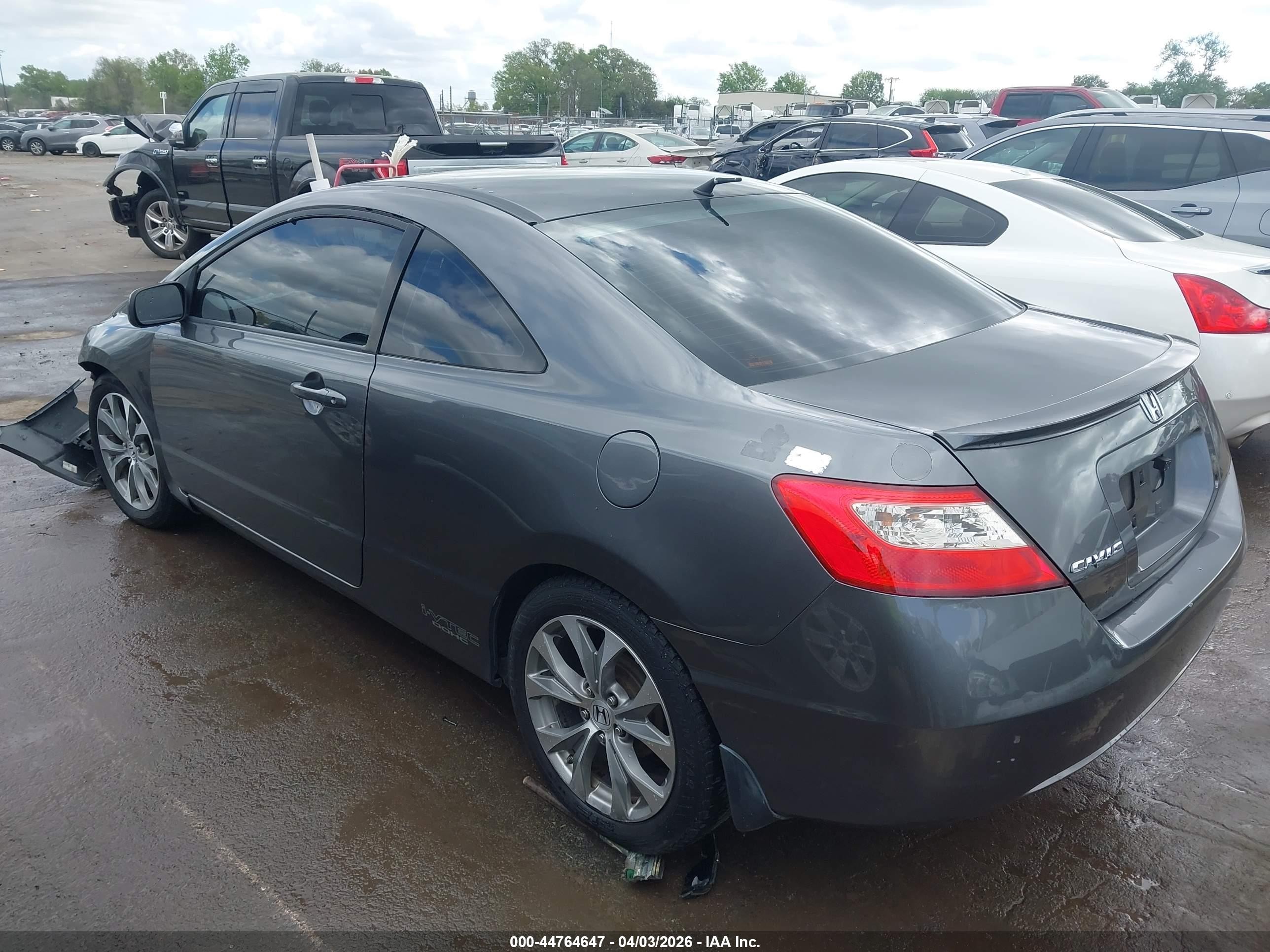 2011 Honda Civic Lx Gray vin: 2HGFG1B64BH504211
