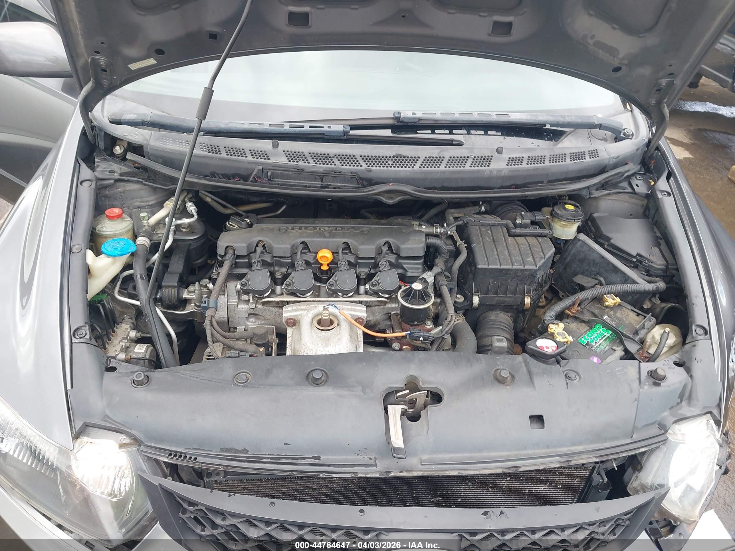 2011 Honda Civic Lx Gray vin: 2HGFG1B64BH504211