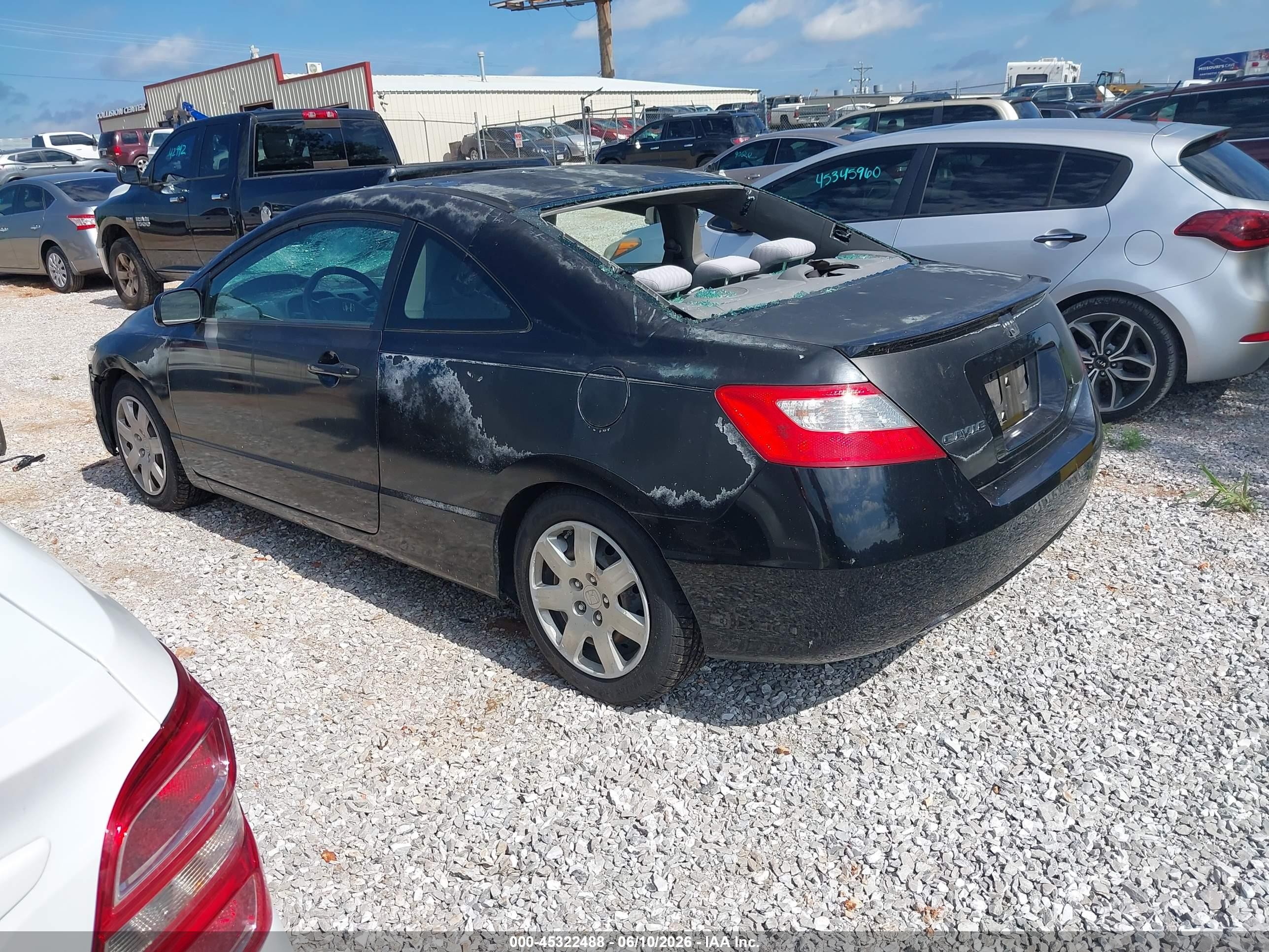 2010 Honda Civic Lx Black vin: 2HGFG1B65AH501364