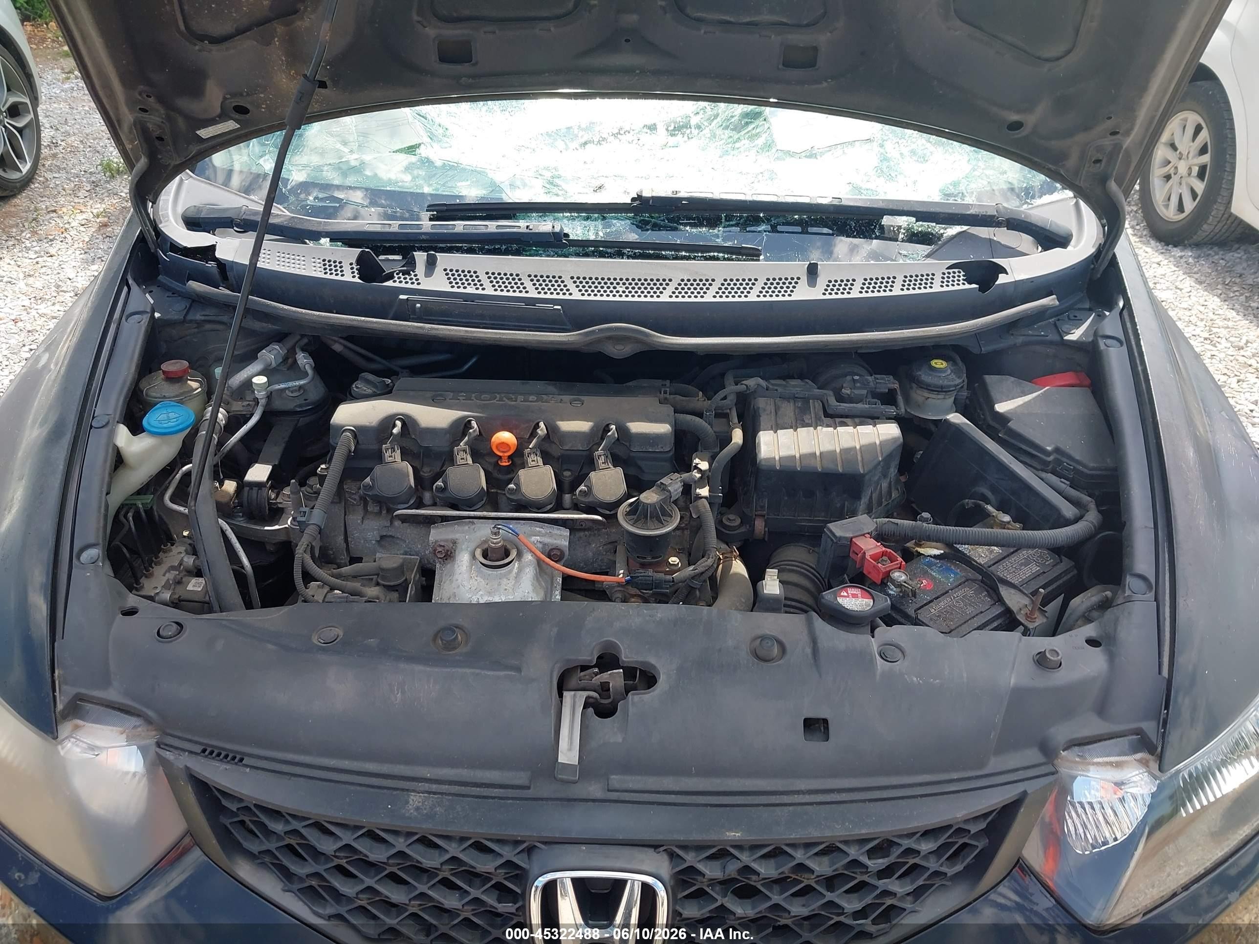 2010 Honda Civic Lx Black vin: 2HGFG1B65AH501364