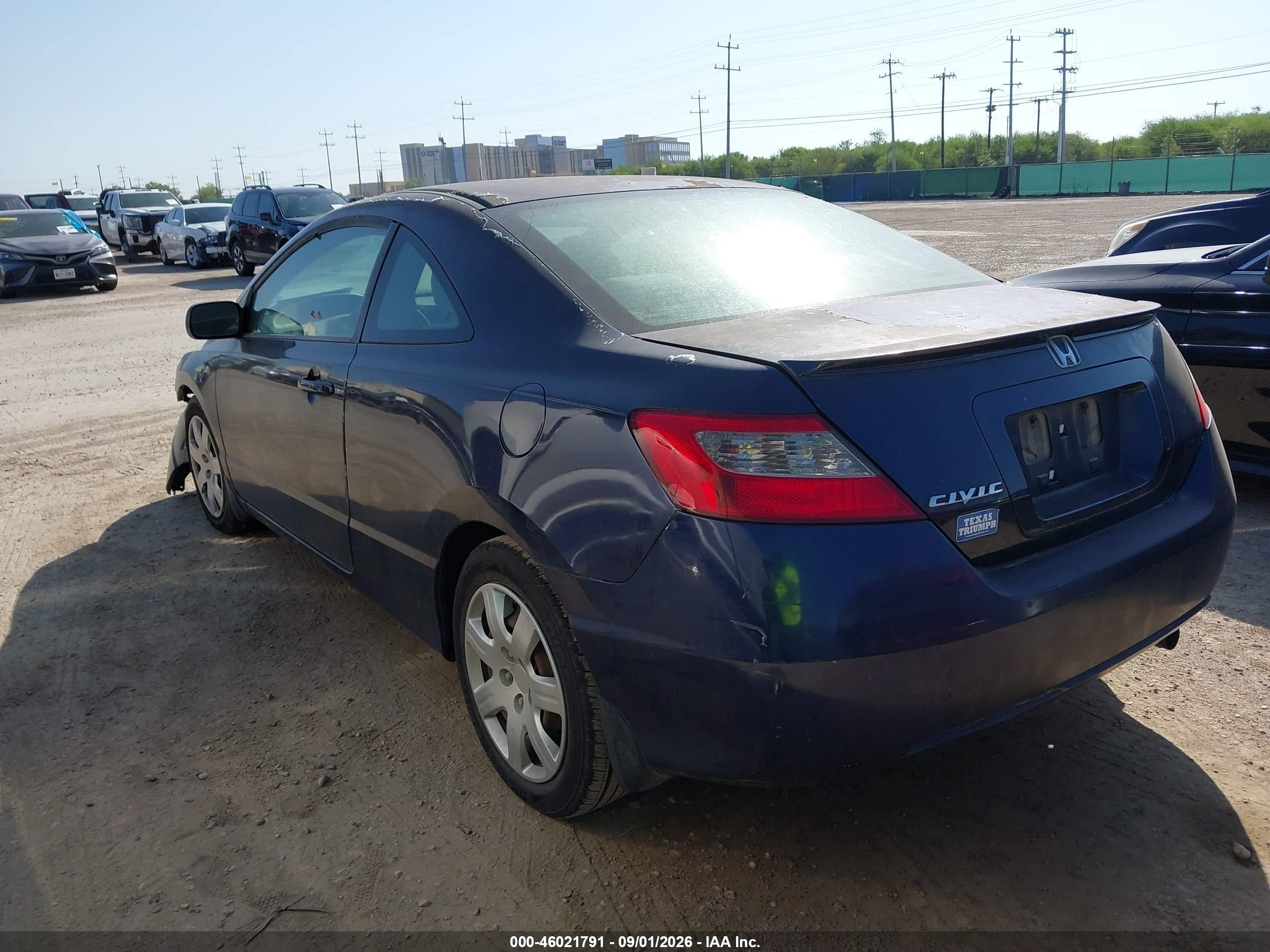2010 Honda Civic Lx Blue vin: 2HGFG1B65AH505219