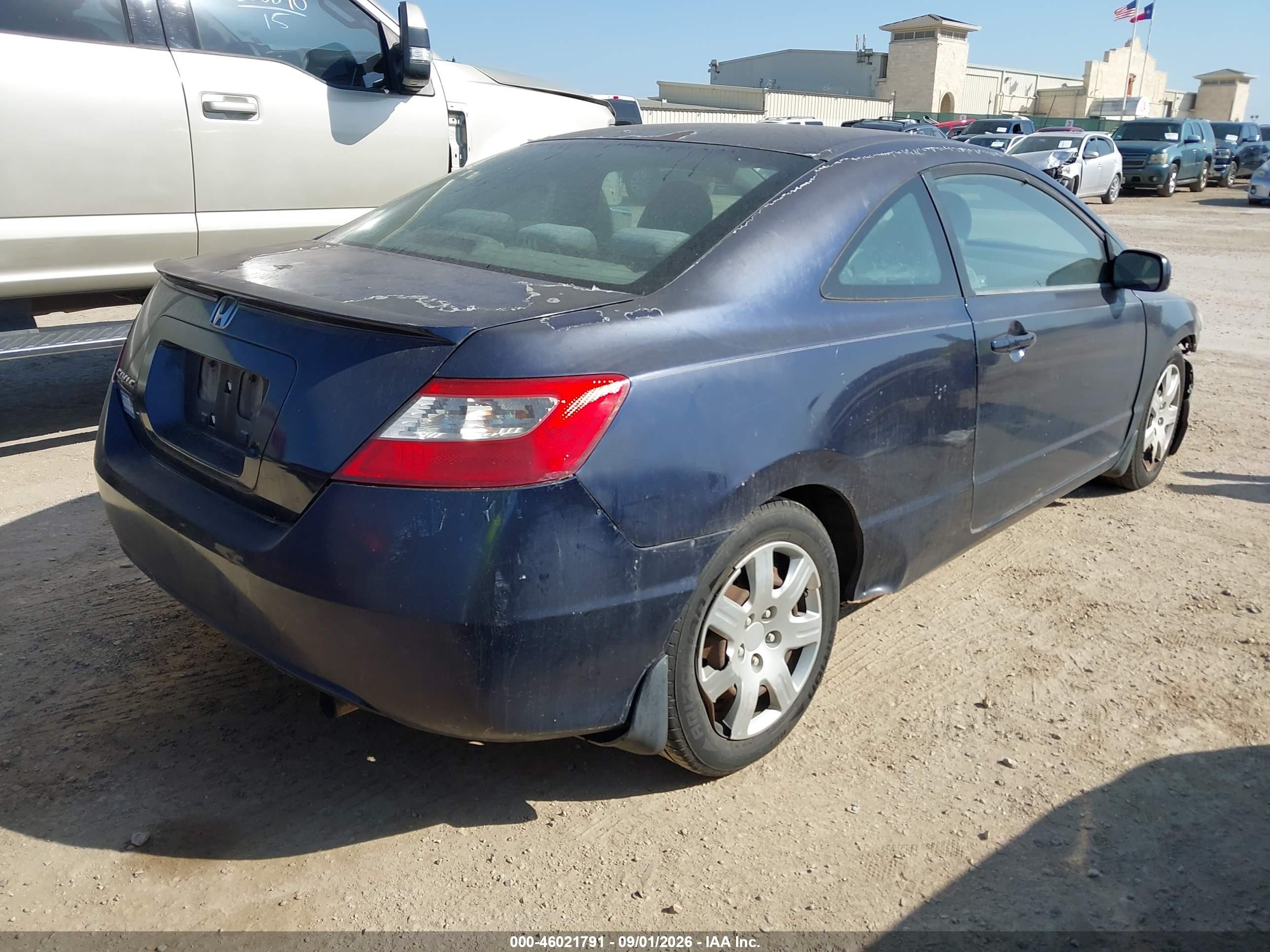 2010 Honda Civic Lx Blue vin: 2HGFG1B65AH505219