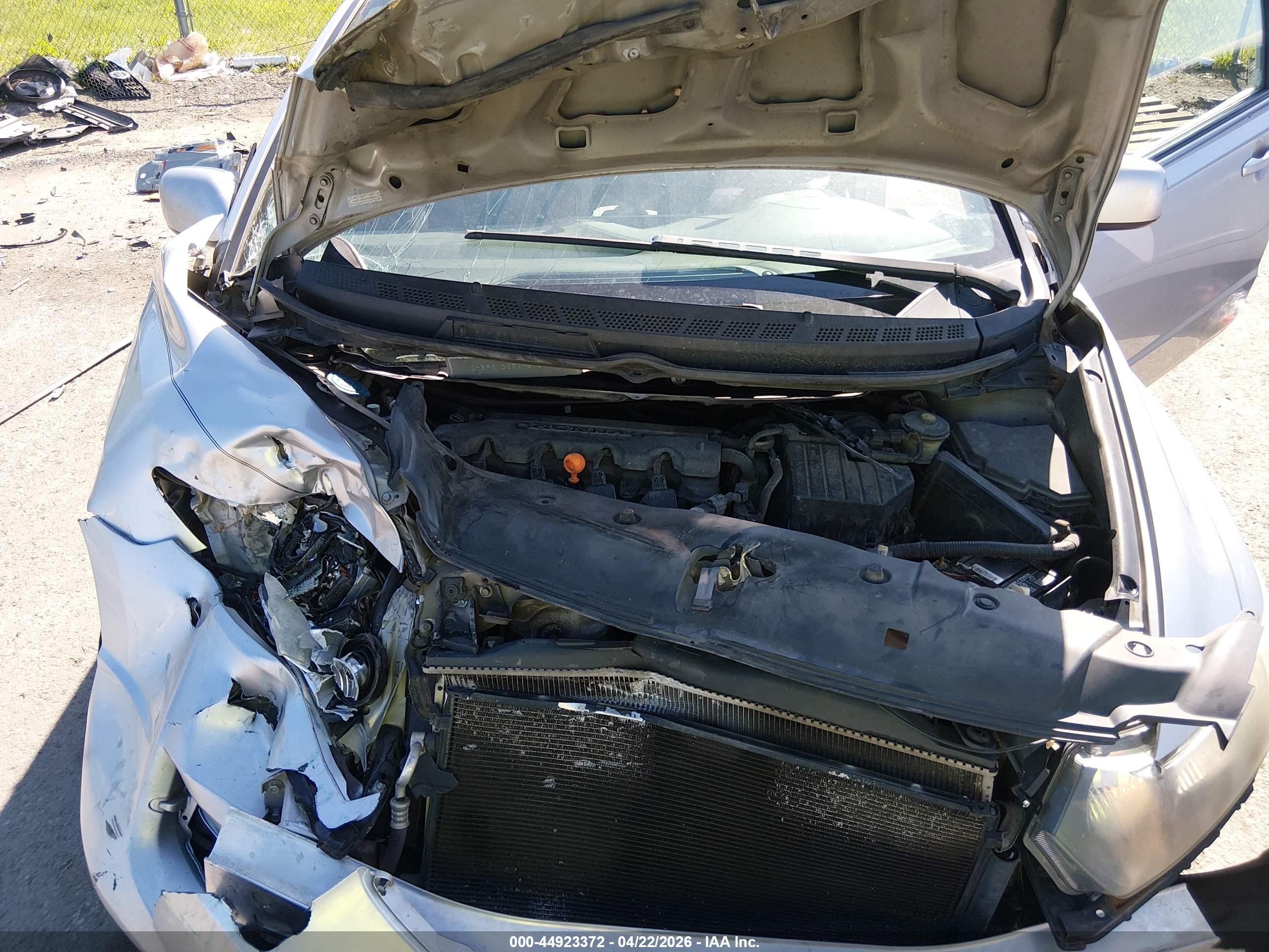 2010 Honda Civic Lx Silver vin: 2HGFG1B65AH518763