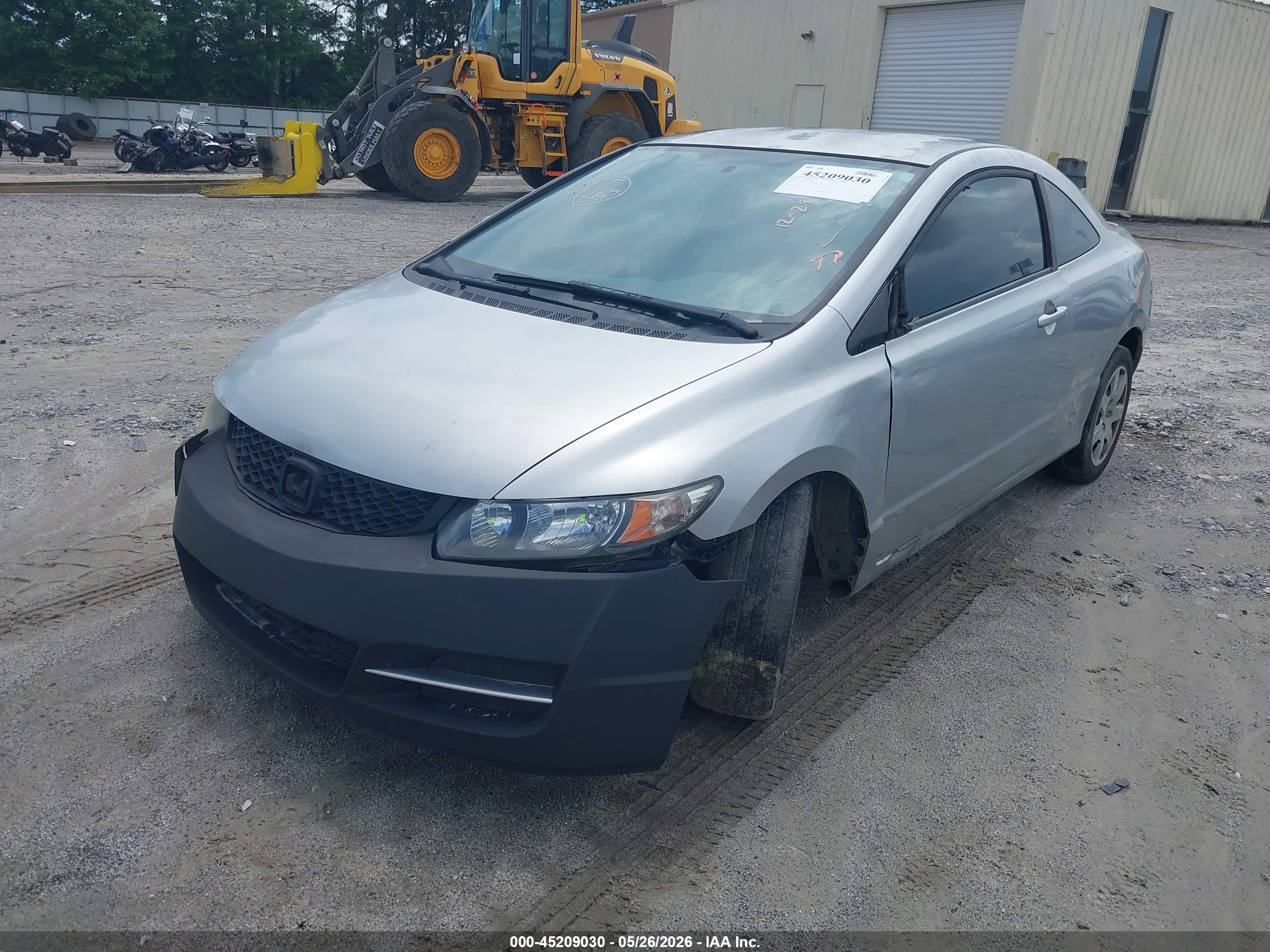 2010 Honda Civic Lx Серебряный vin: 2HGFG1B65AH522120