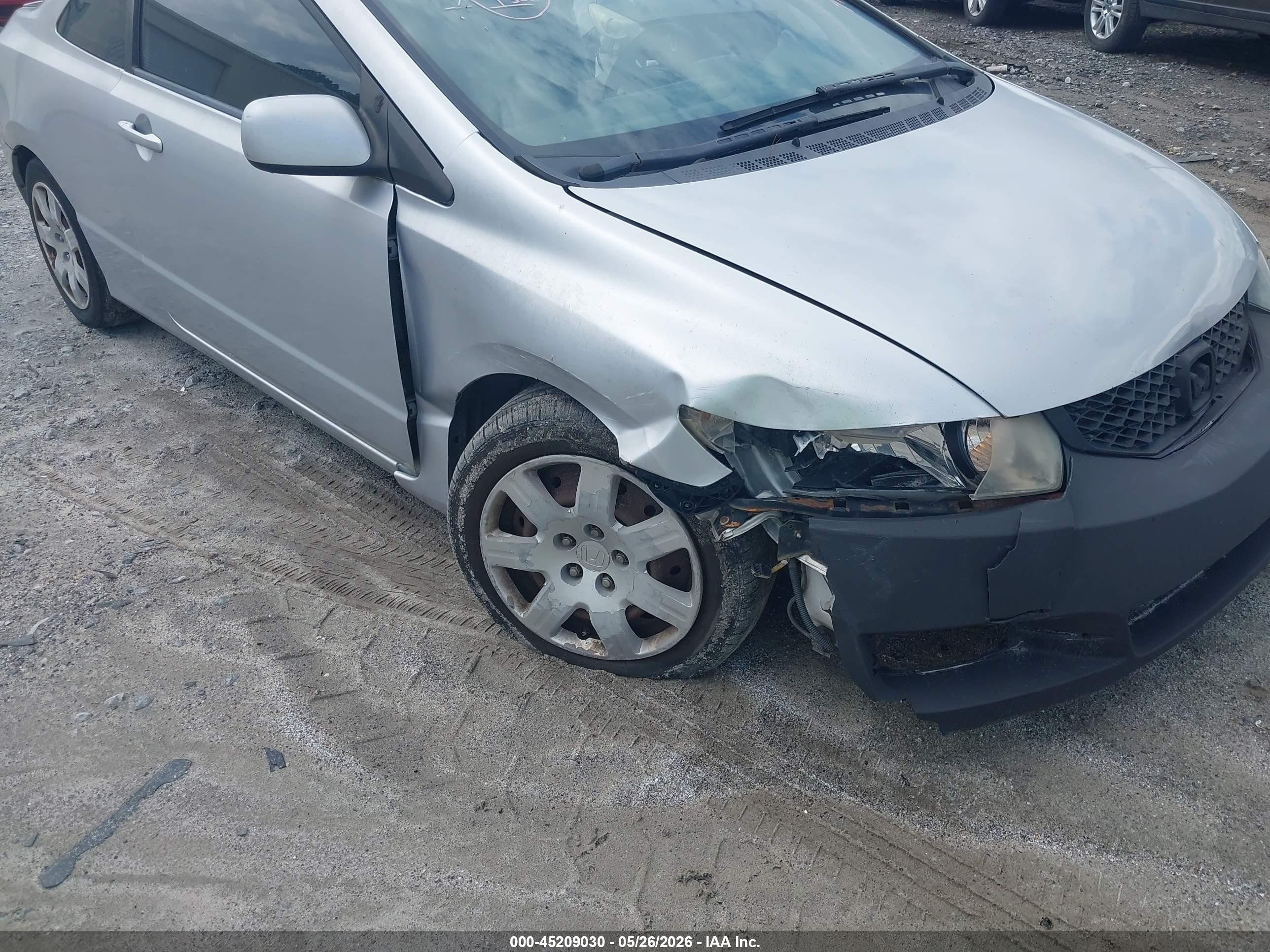 2010 Honda Civic Lx Серебряный vin: 2HGFG1B65AH522120