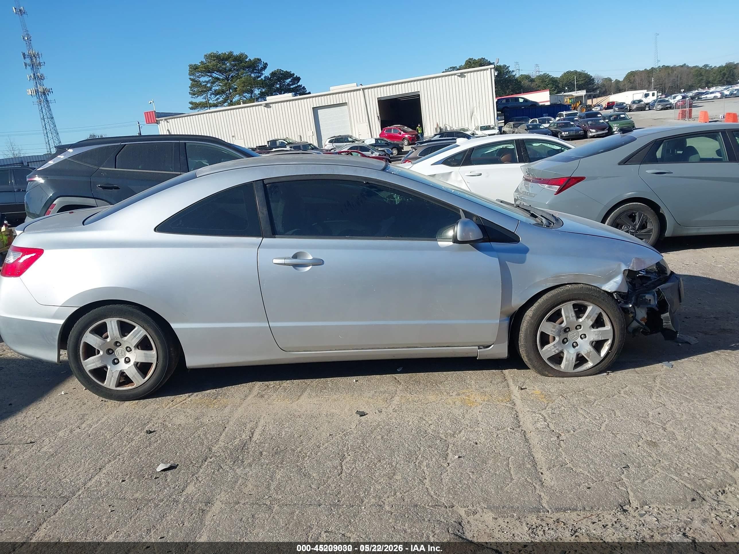 2010 Honda Civic Lx Серебряный vin: 2HGFG1B65AH522120