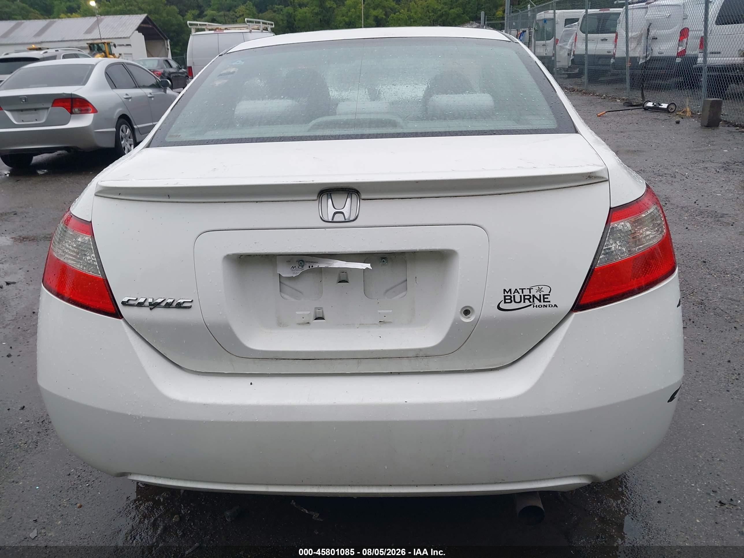 2010 Honda Civic Lx White vin: 2HGFG1B65AH526829