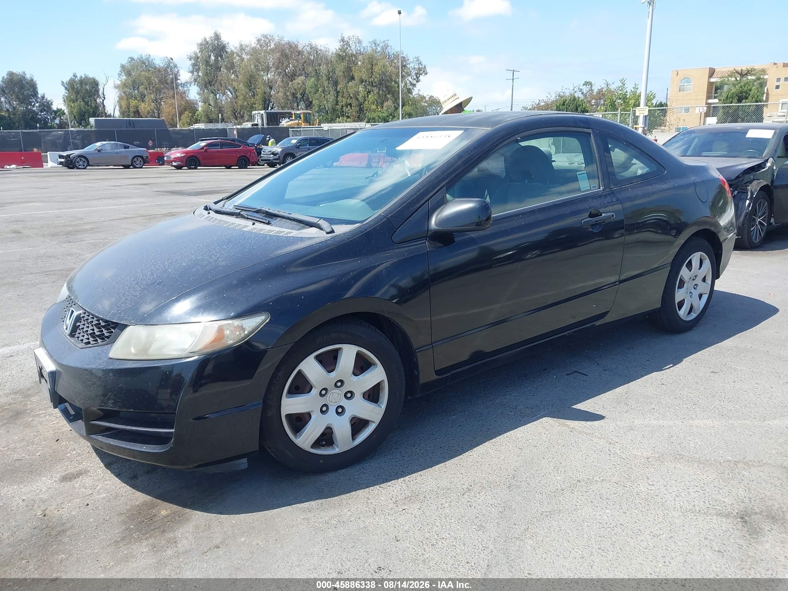 2011 Honda Civic Lx Black vin: 2HGFG1B65BH503889