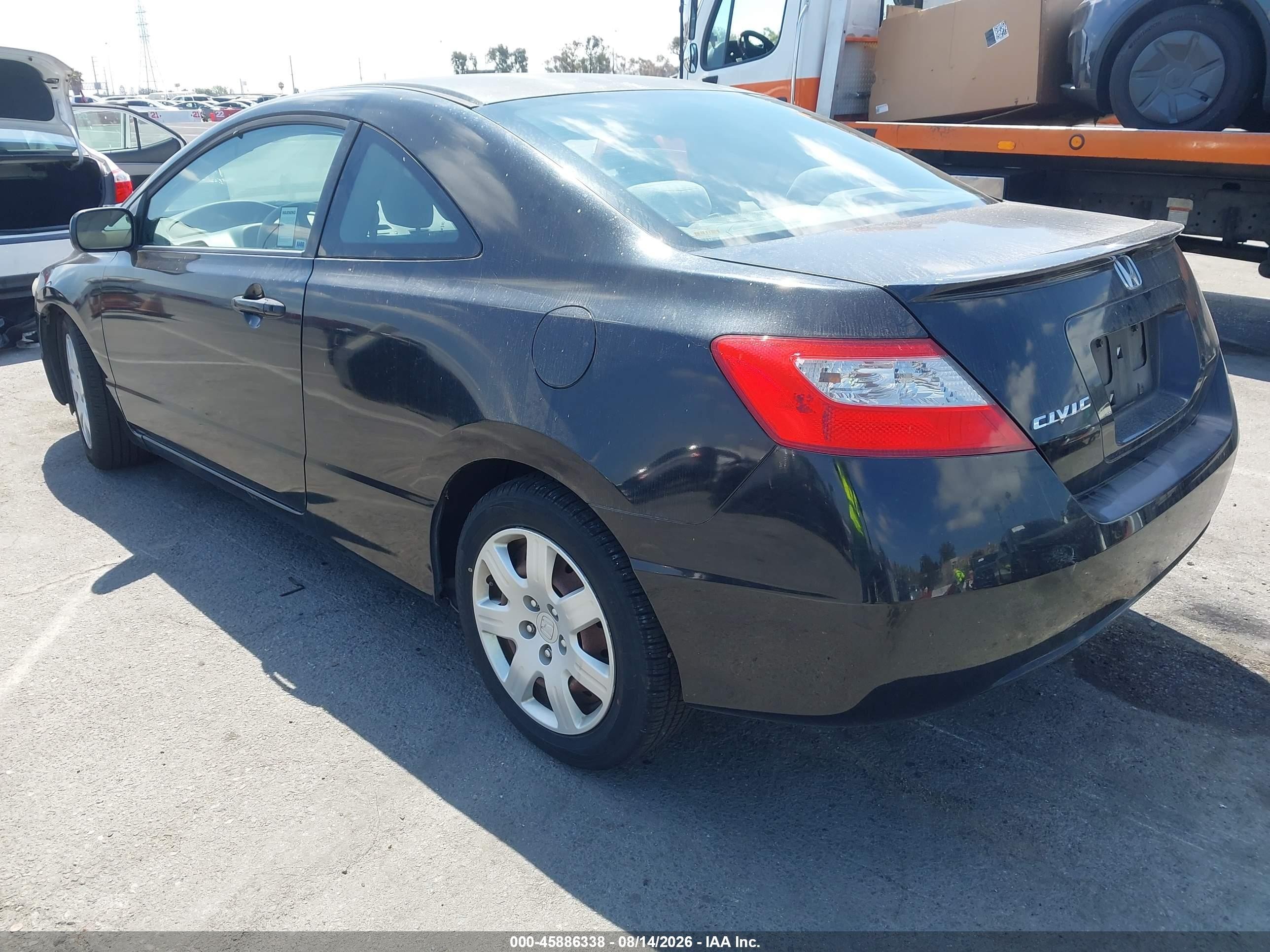 2011 Honda Civic Lx Black vin: 2HGFG1B65BH503889