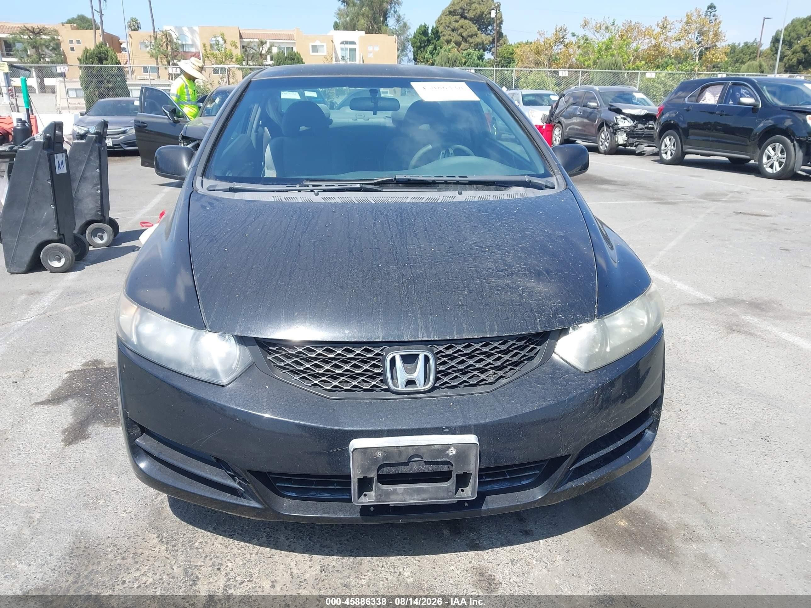 2011 Honda Civic Lx Black vin: 2HGFG1B65BH503889