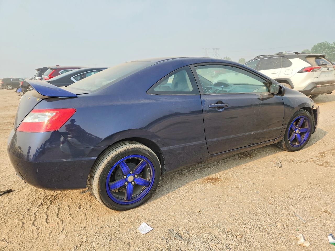 2011 Honda Civic Lx Blue vin: 2HGFG1B65BH517291