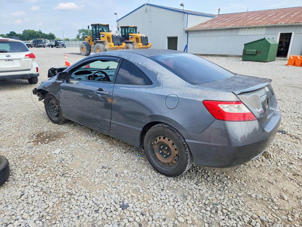 2010 Honda Civic Lx Gray vin: 2HGFG1B66AH507934