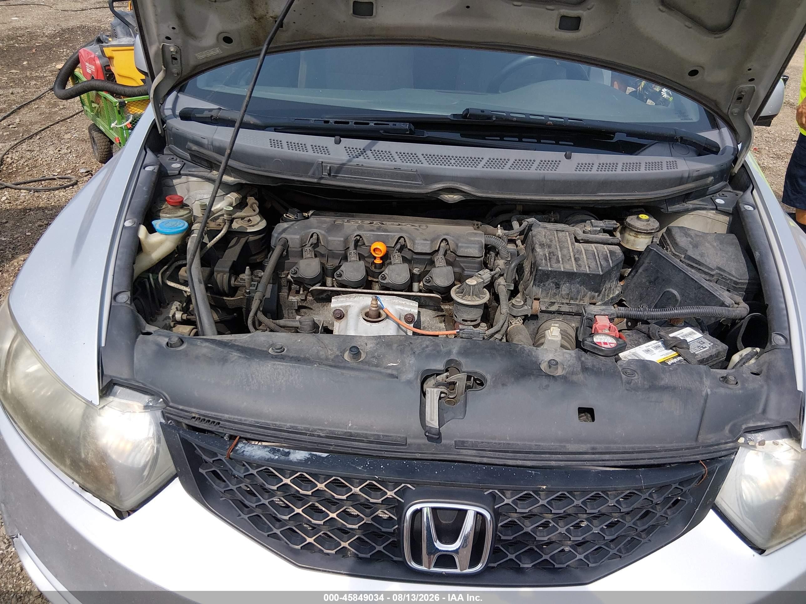 2010 Honda Civic Lx Silver vin: 2HGFG1B66AH511014