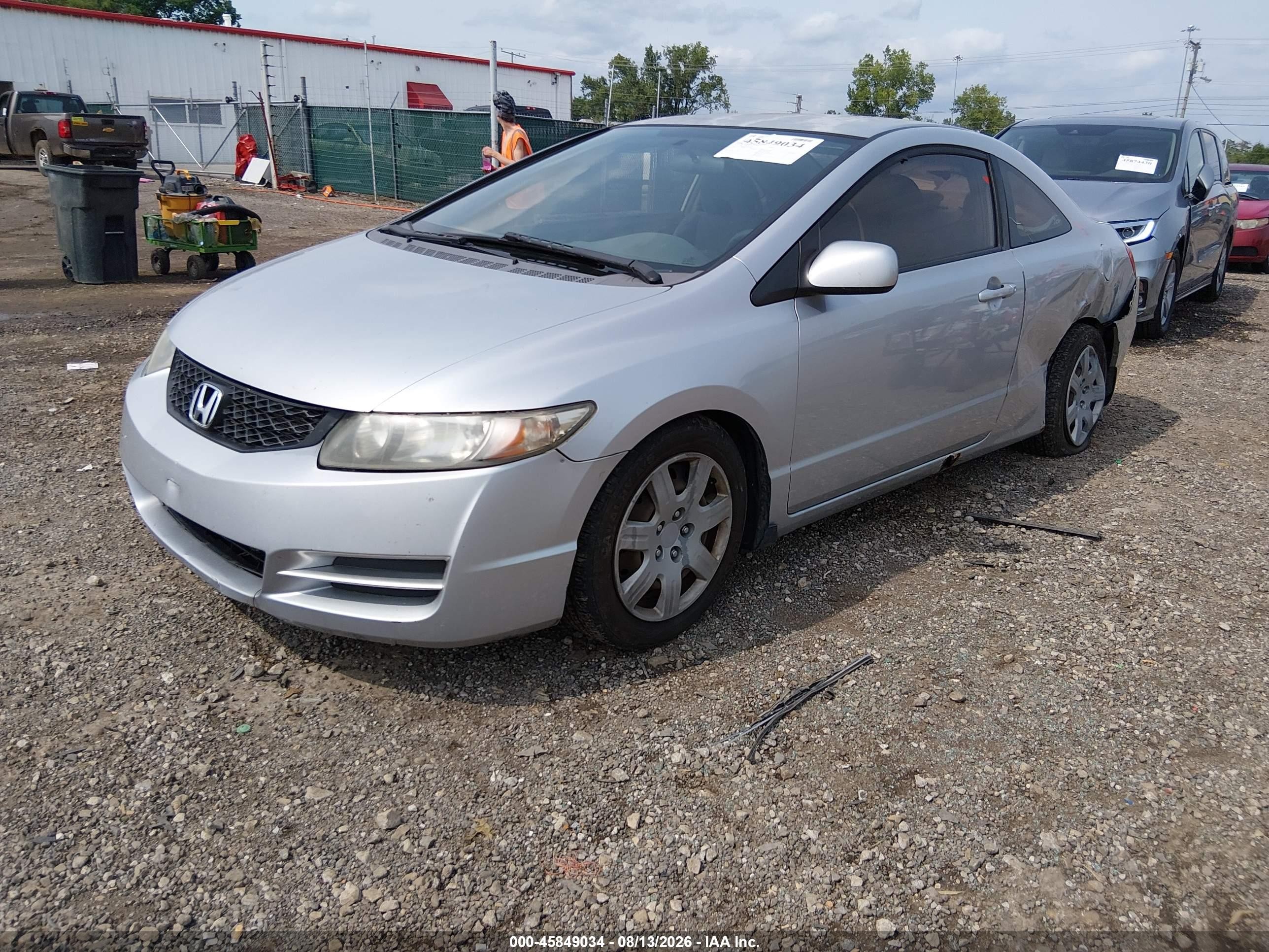 2010 Honda Civic Lx Silver vin: 2HGFG1B66AH511014