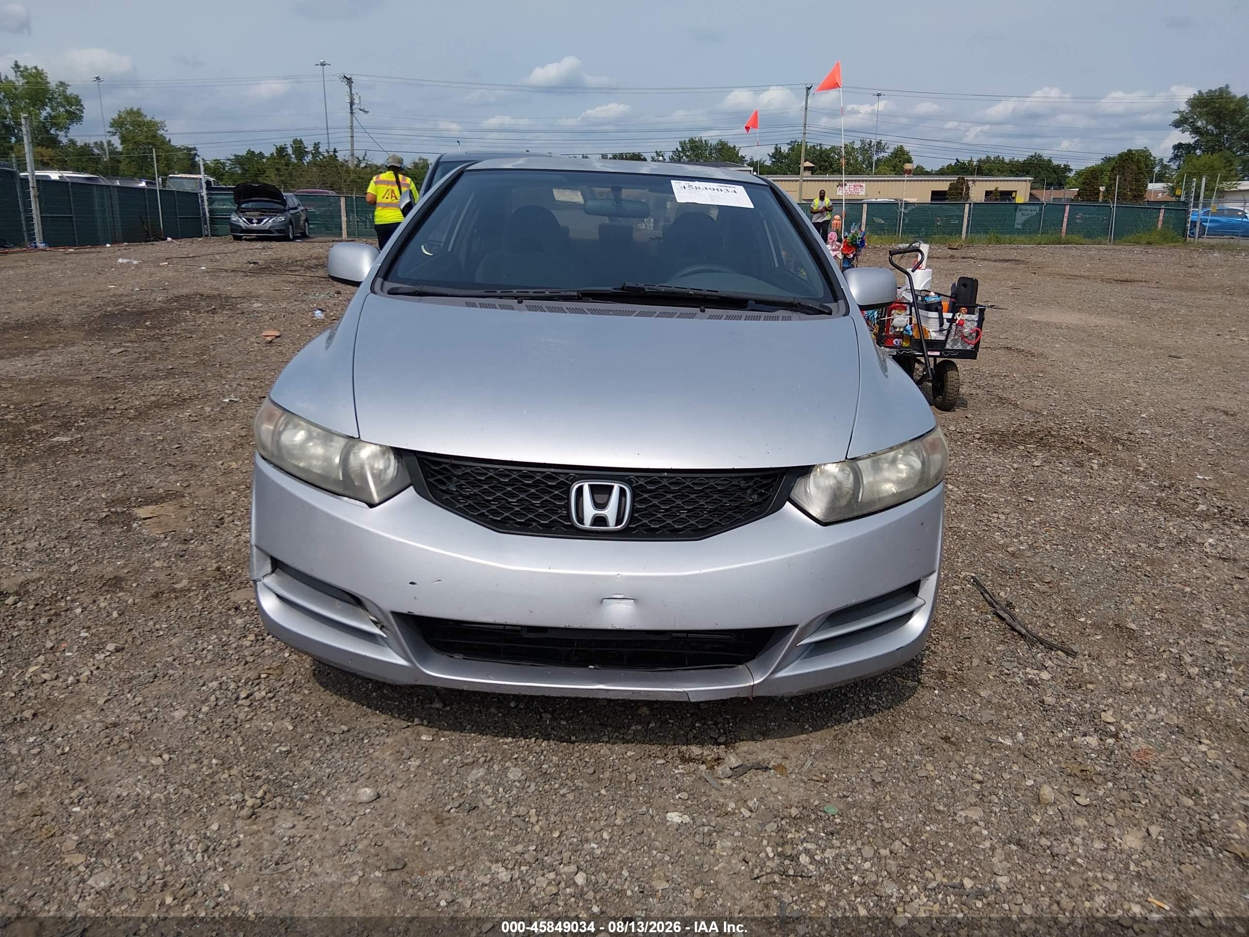 2010 Honda Civic Lx Silver vin: 2HGFG1B66AH511014