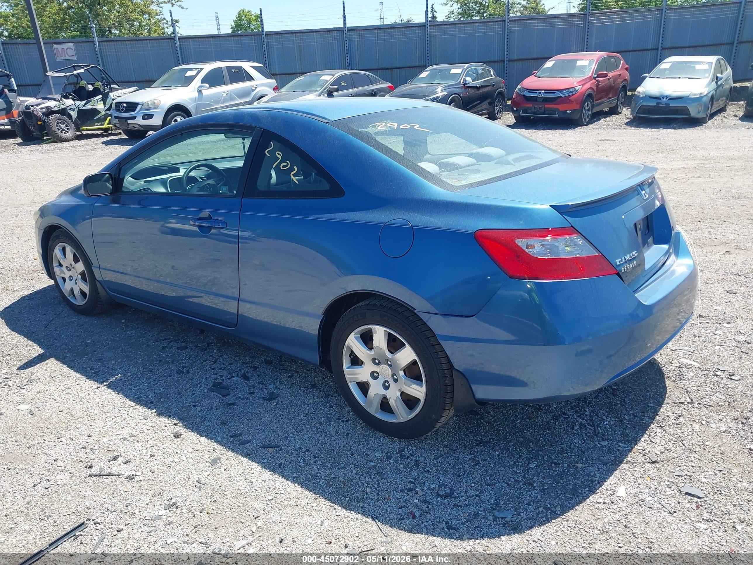 2010 Honda Civic Lx Blue vin: 2HGFG1B66AH525527