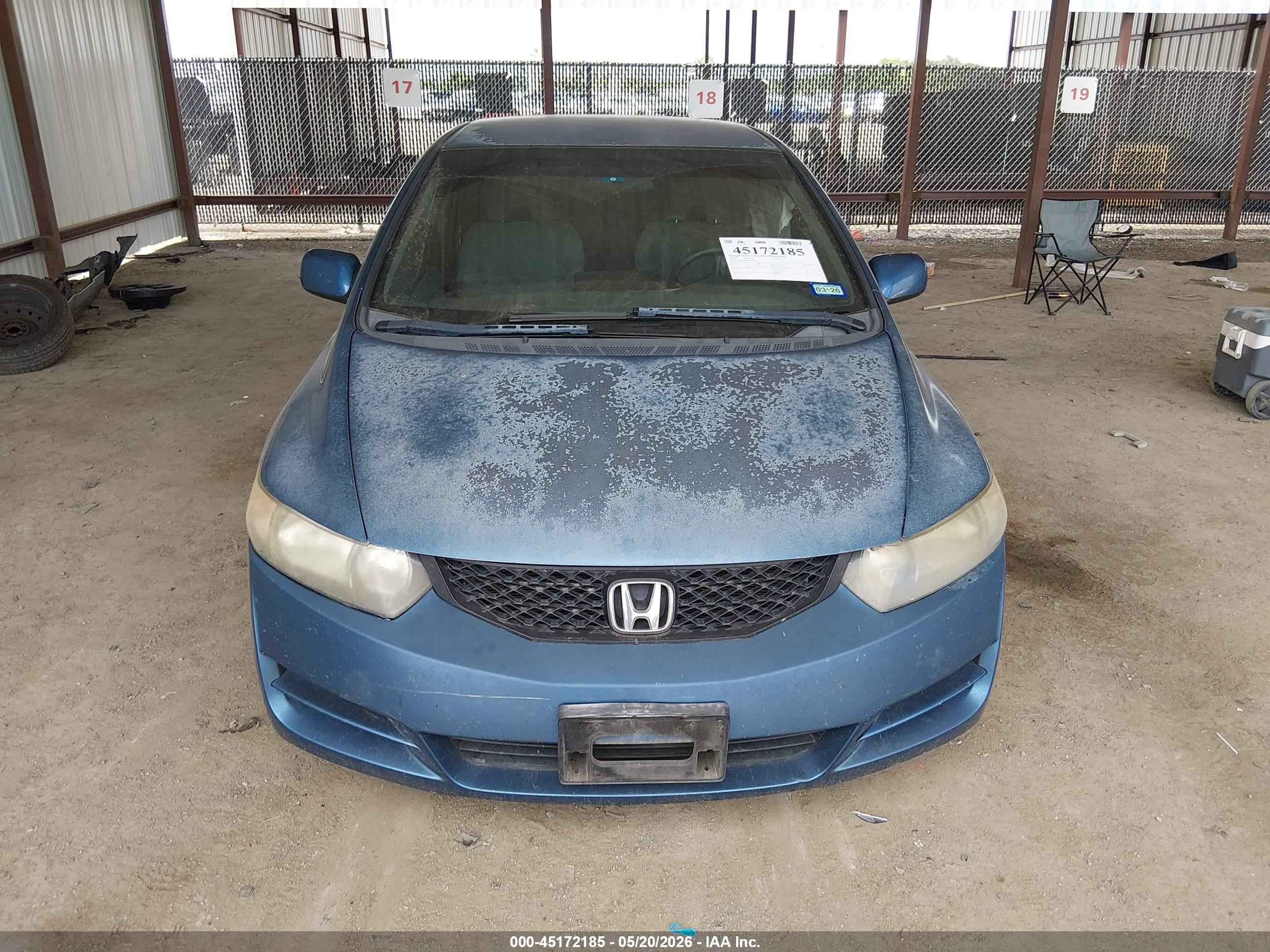 2010 Honda Civic Lx Синий vin: 2HGFG1B66AH532493