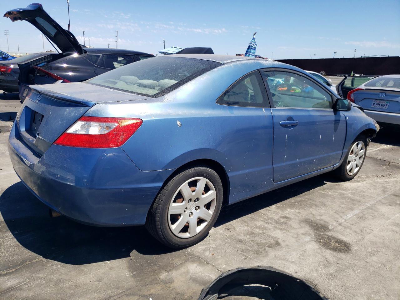 2011 Honda Civic Lx Синий vin: 2HGFG1B66BH500919