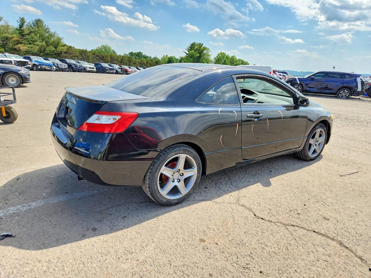 2011 Honda Civic Lx Black vin: 2HGFG1B66BH508020
