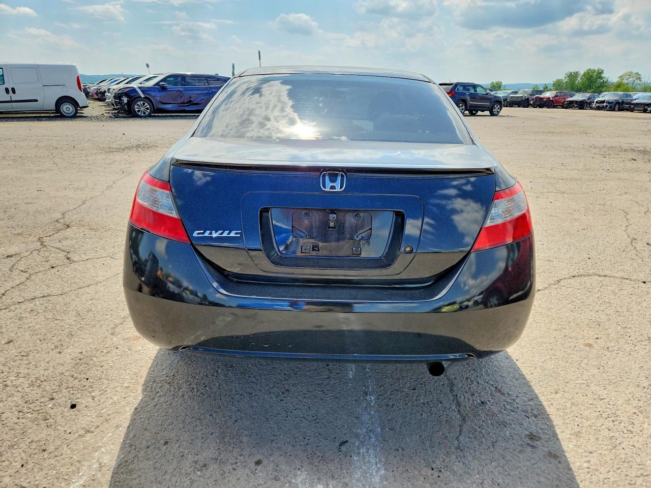 2011 Honda Civic Lx Black vin: 2HGFG1B66BH508020