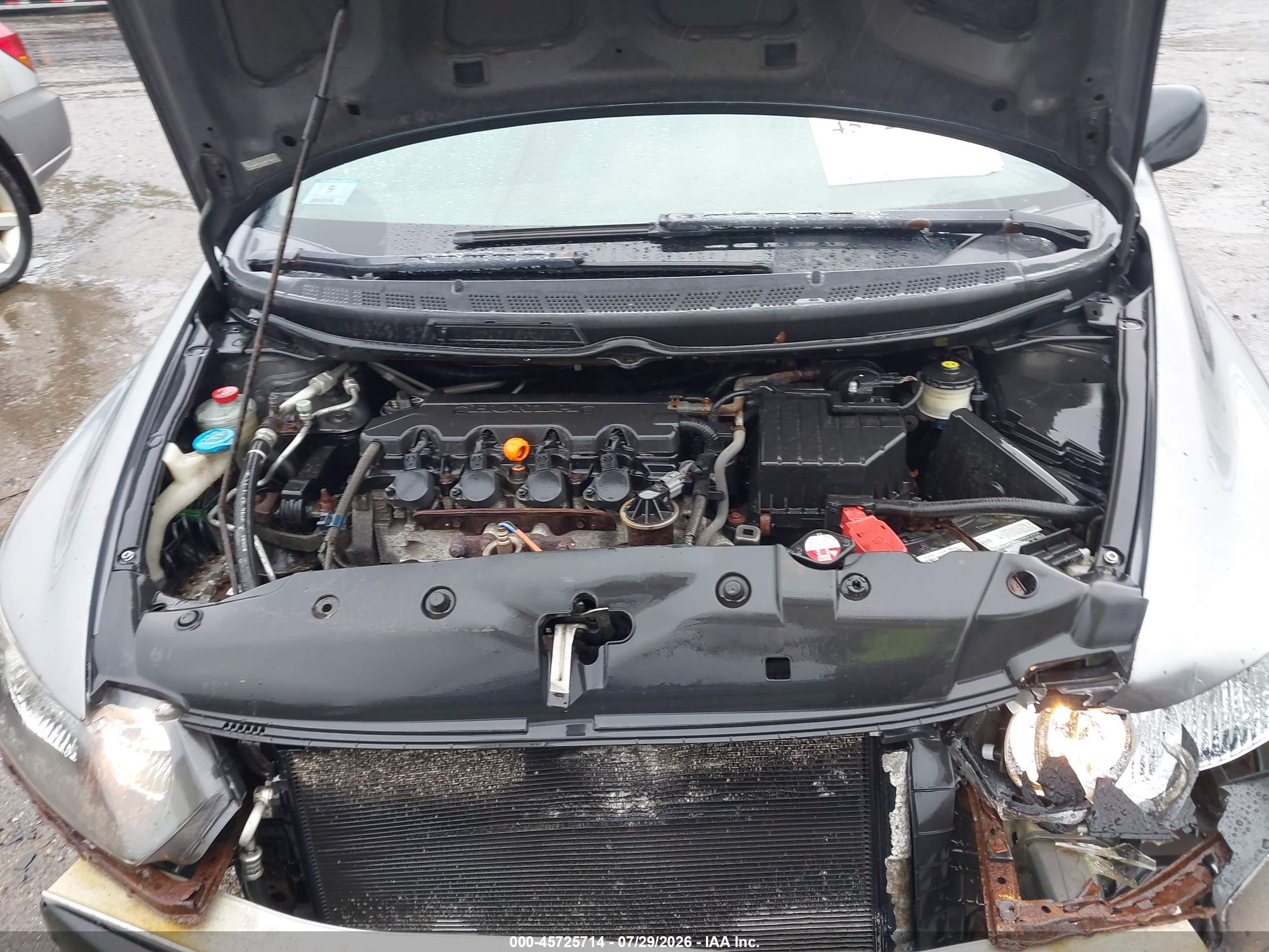 2010 Honda Civic Lx Gray vin: 2HGFG1B67AH501009