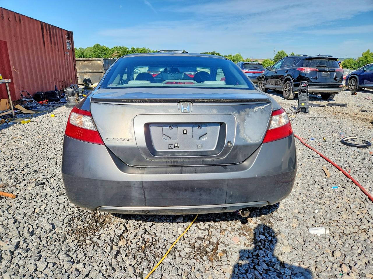 2010 Honda Civic Lx Gray vin: 2HGFG1B67AH508803