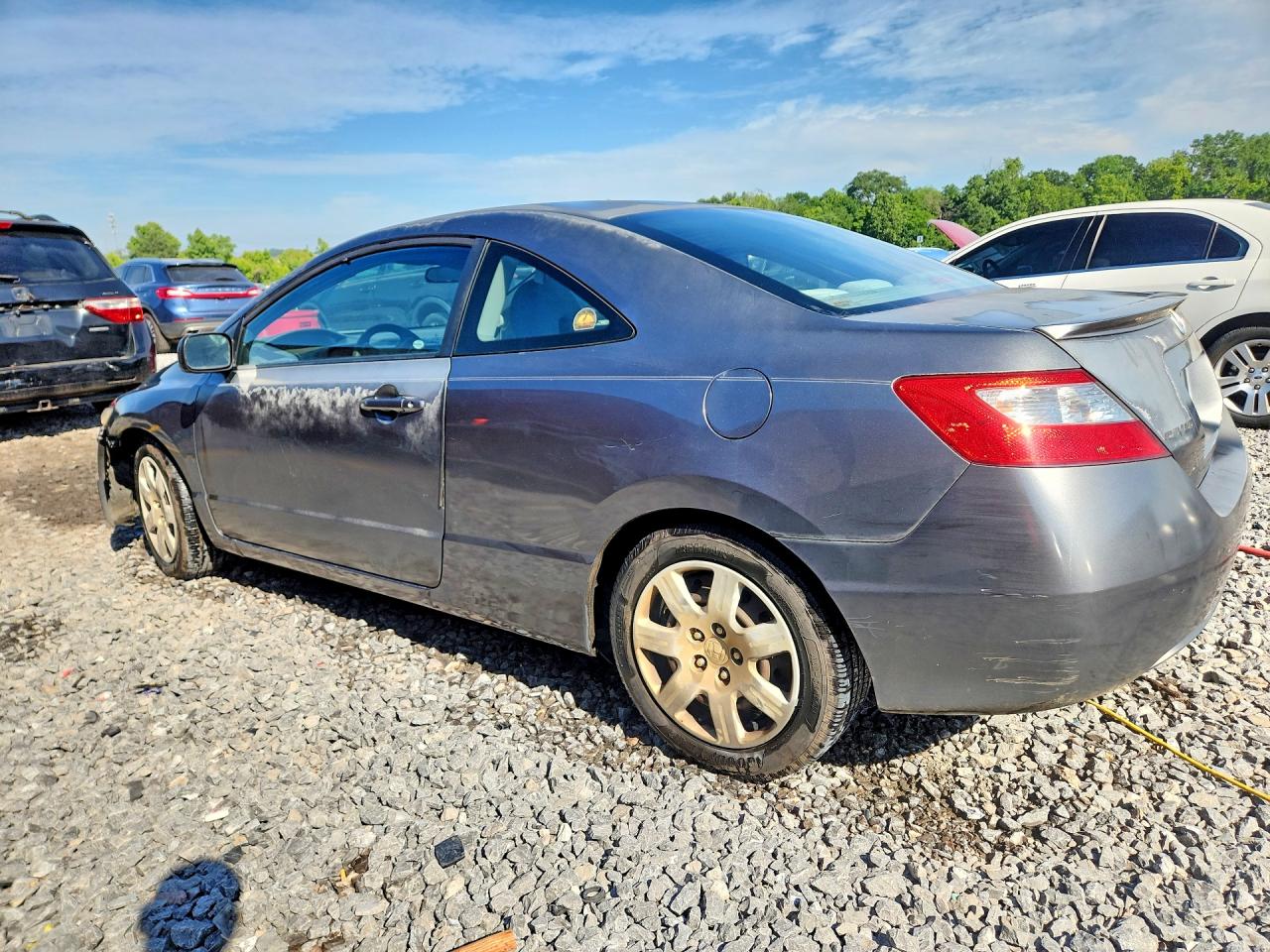 2010 Honda Civic Lx Gray vin: 2HGFG1B67AH508803