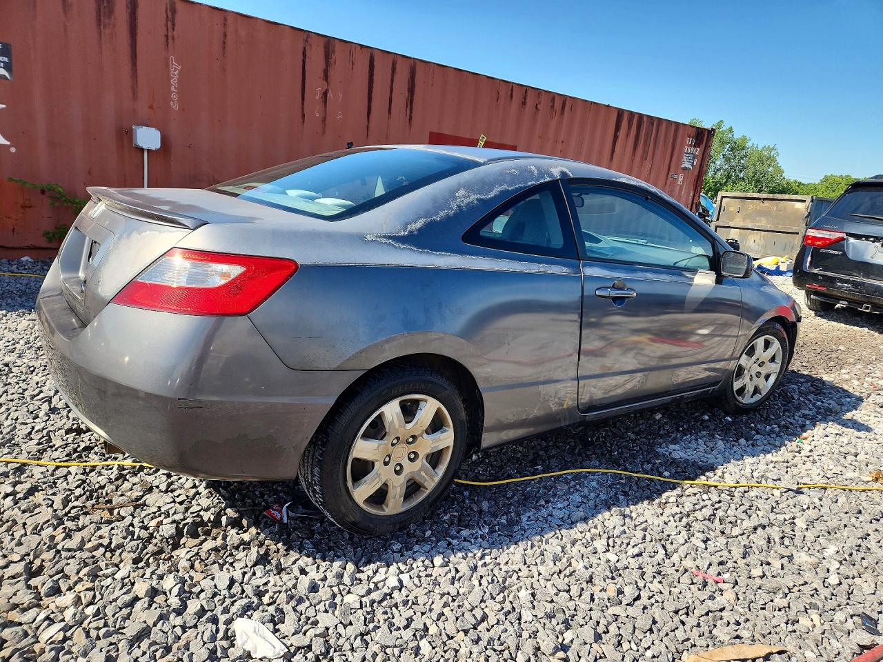 2010 Honda Civic Lx Gray vin: 2HGFG1B67AH508803