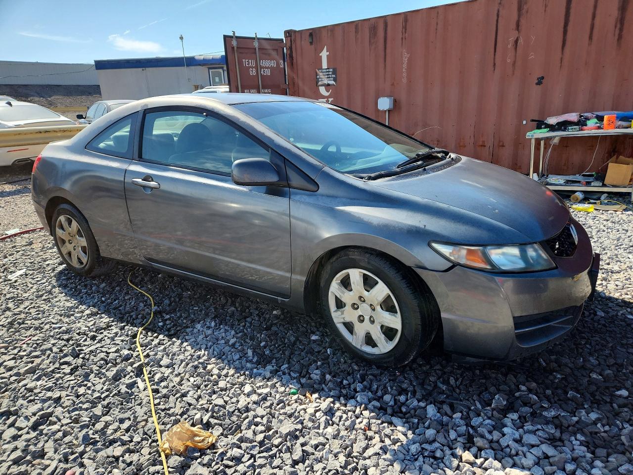2010 Honda Civic Lx Gray vin: 2HGFG1B67AH508803