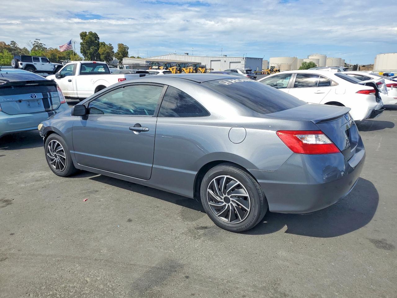 2010 Honda Civic Lx Gray vin: 2HGFG1B67AH516318