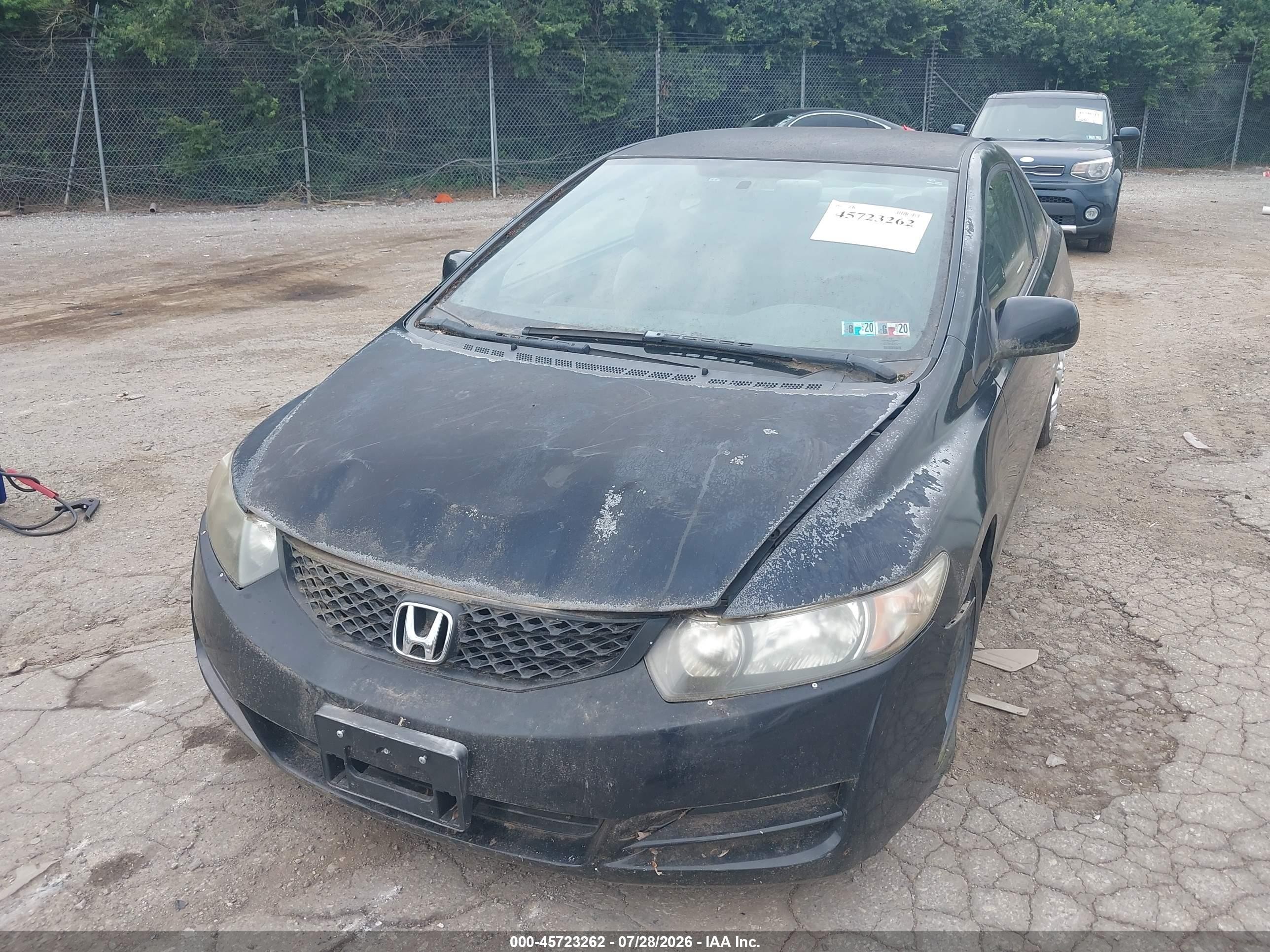 2010 Honda Civic Lx Black vin: 2HGFG1B67AH531174
