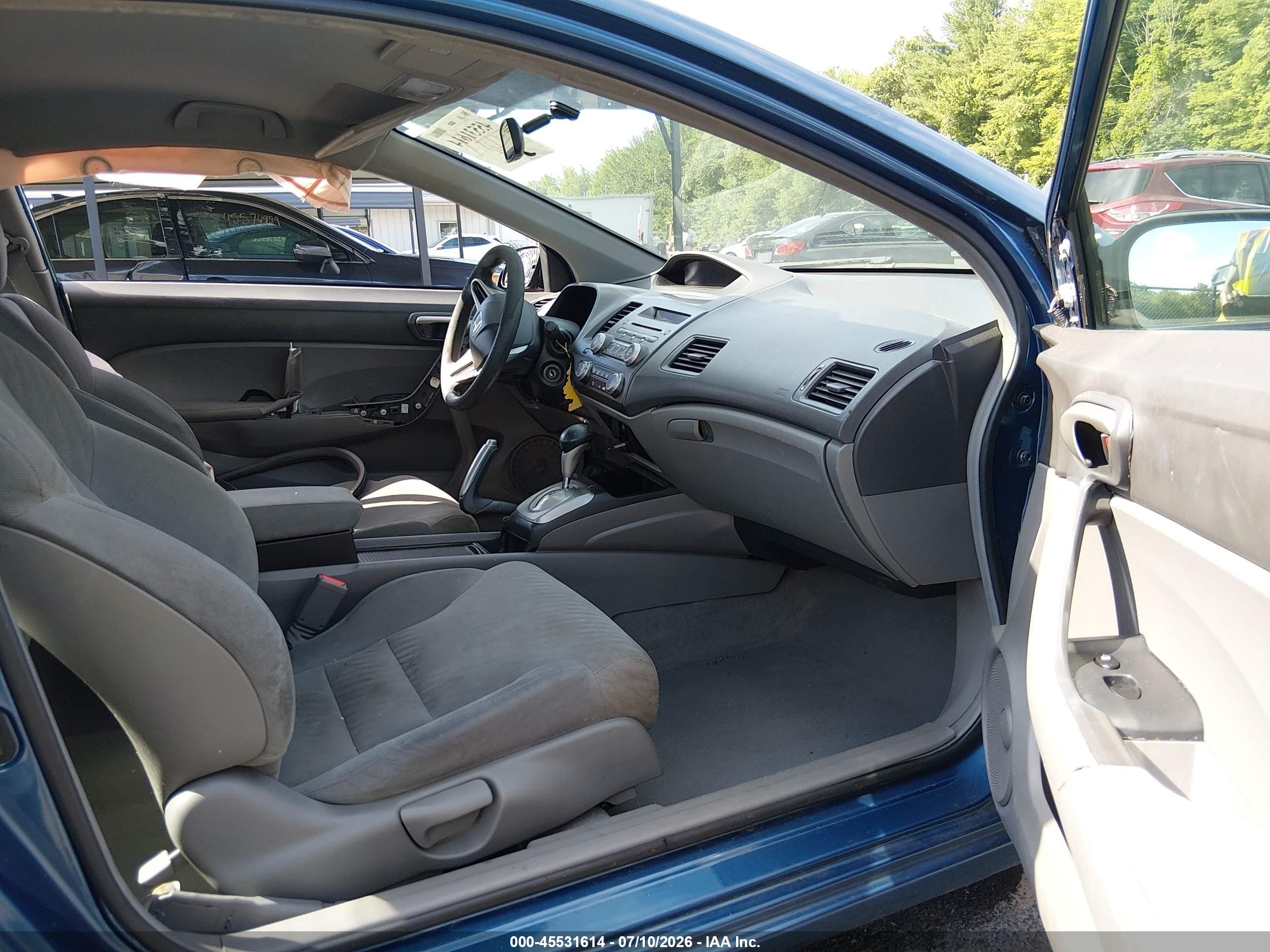 2010 Honda Civic Lx Blue vin: 2HGFG1B67AH535337