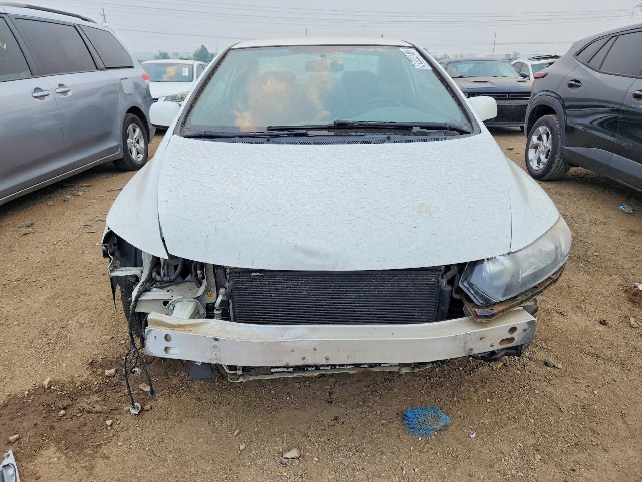 2011 Honda Civic Lx White vin: 2HGFG1B67BH508754