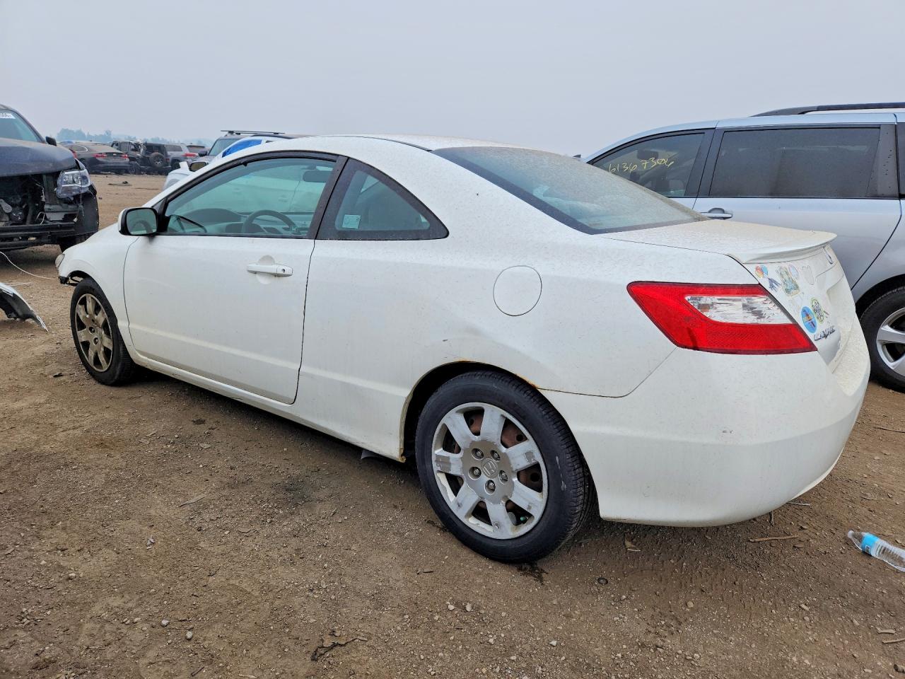 2011 Honda Civic Lx White vin: 2HGFG1B67BH508754