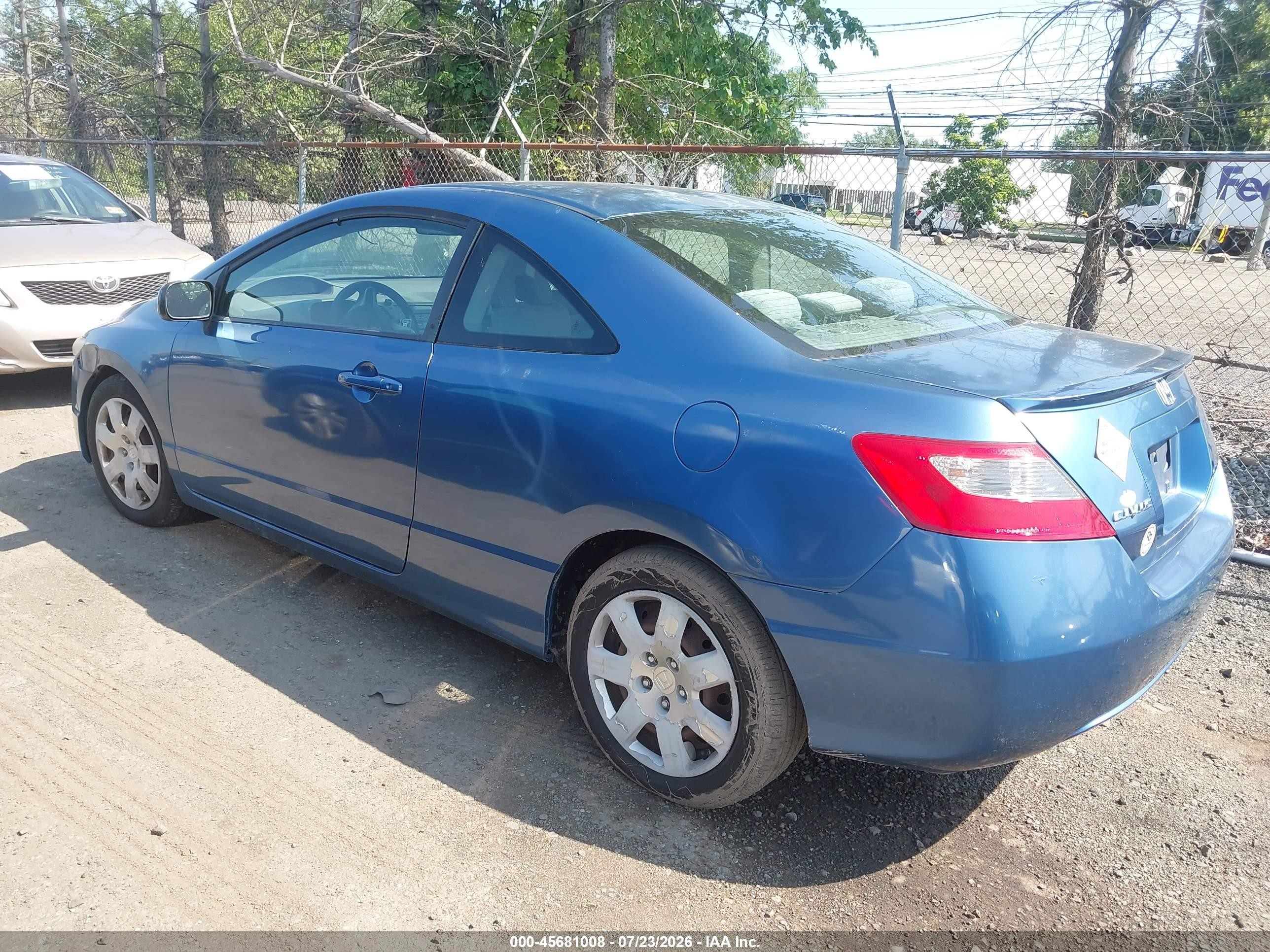 2011 Honda Civic Lx Синий vin: 2HGFG1B67BH512075