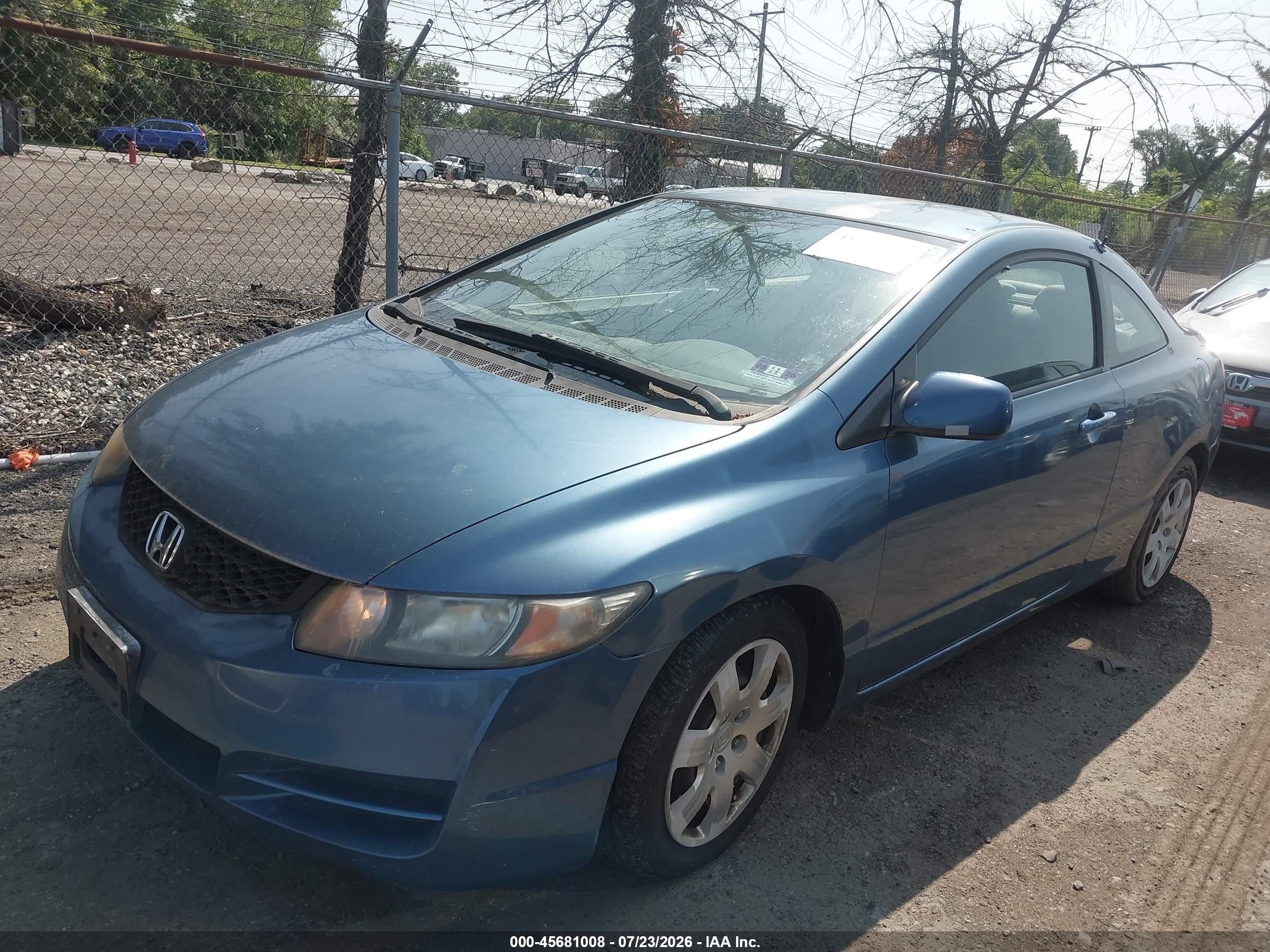 2011 Honda Civic Lx Синий vin: 2HGFG1B67BH512075