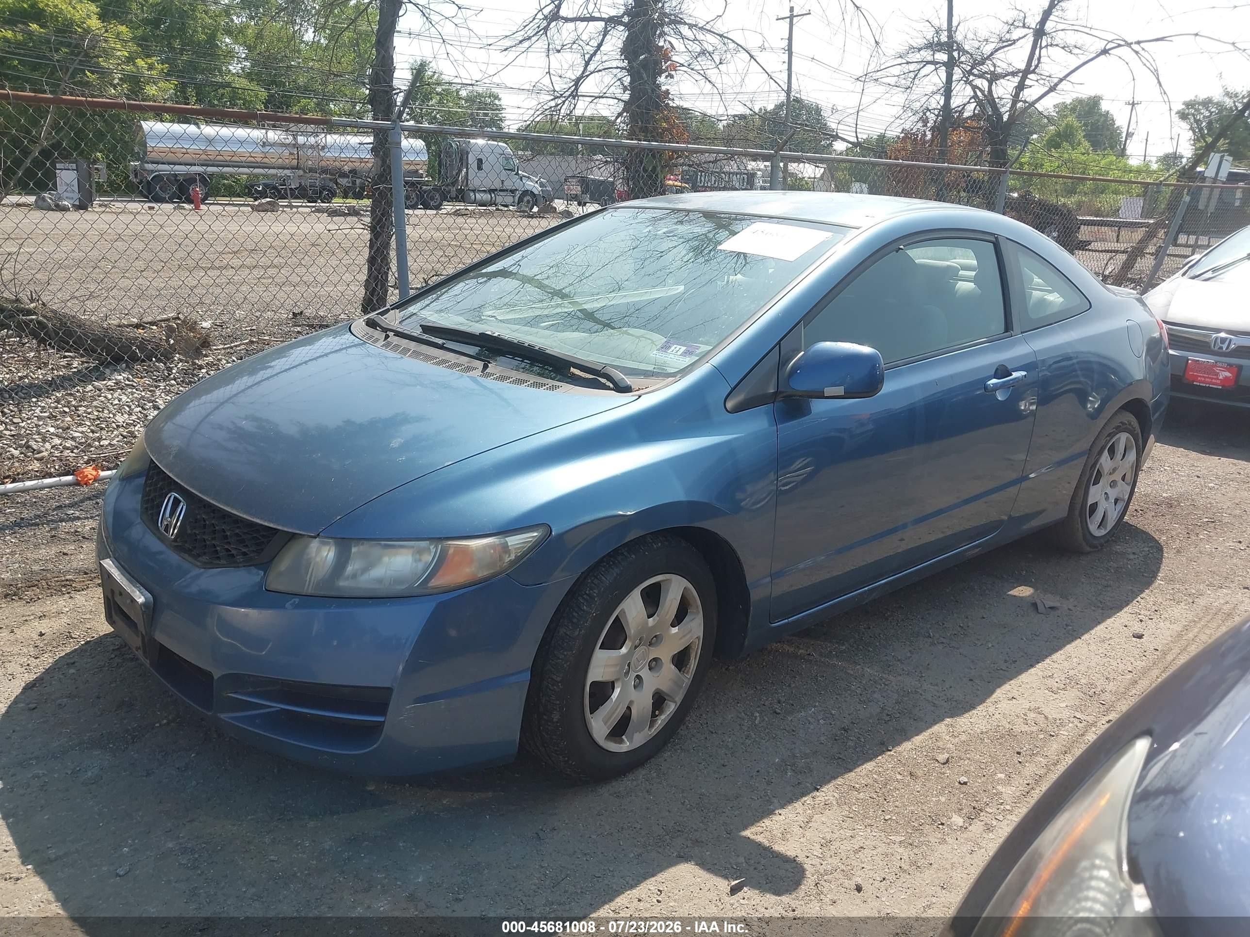 2011 Honda Civic Lx Синий vin: 2HGFG1B67BH512075