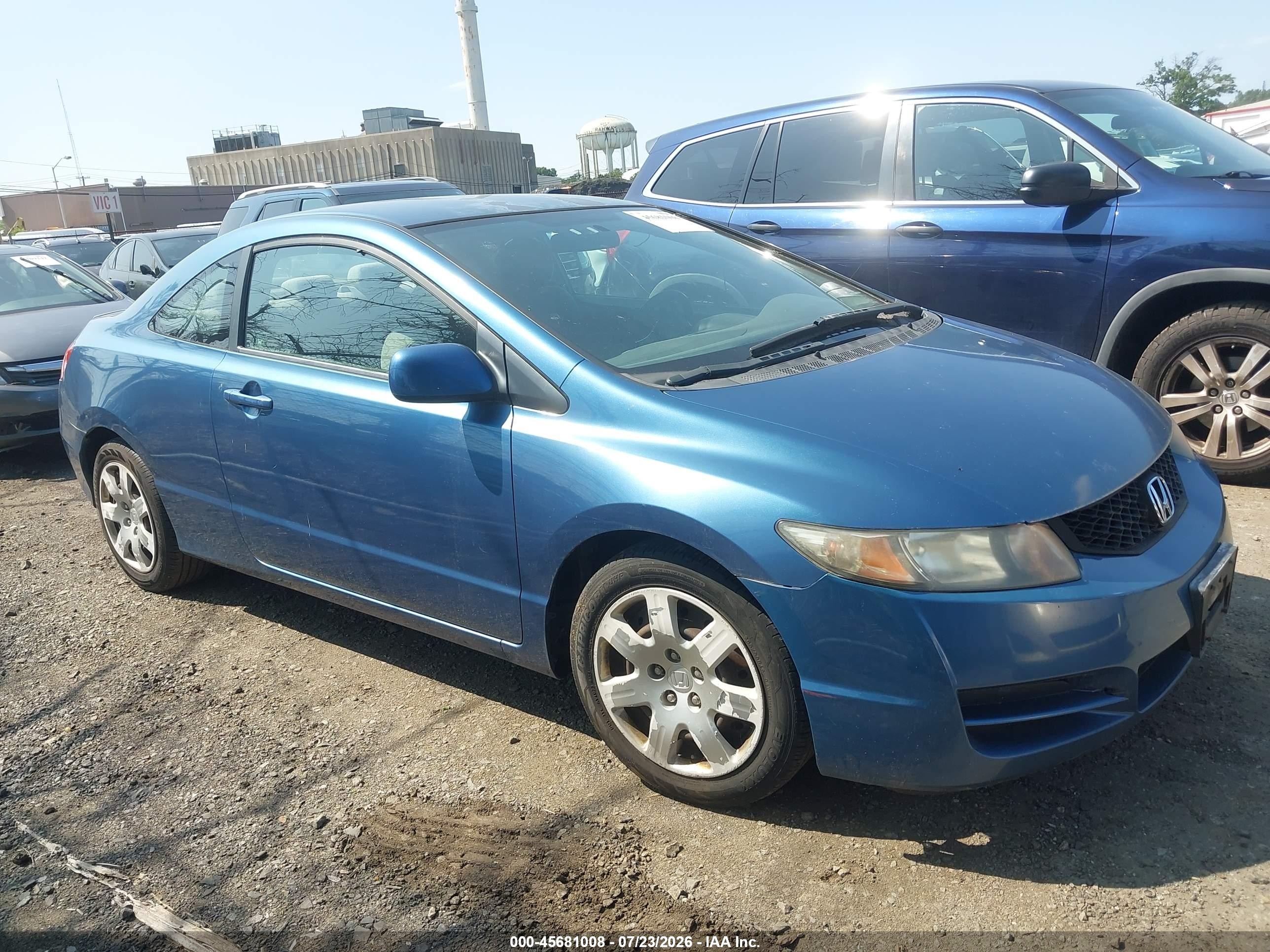 2011 Honda Civic Lx Синий vin: 2HGFG1B67BH512075