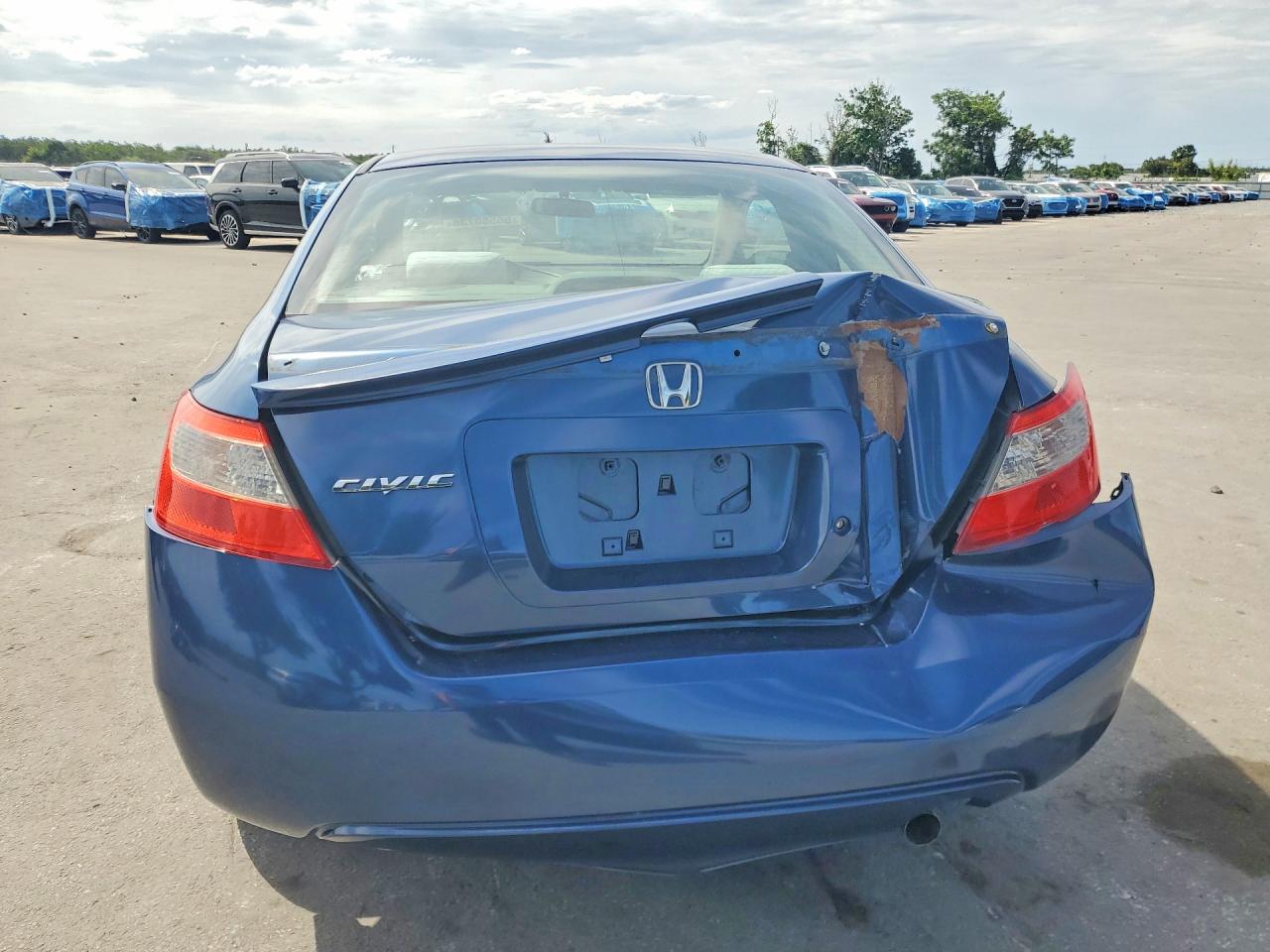 2010 Honda Civic Lx Blue vin: 2HGFG1B68AH500189